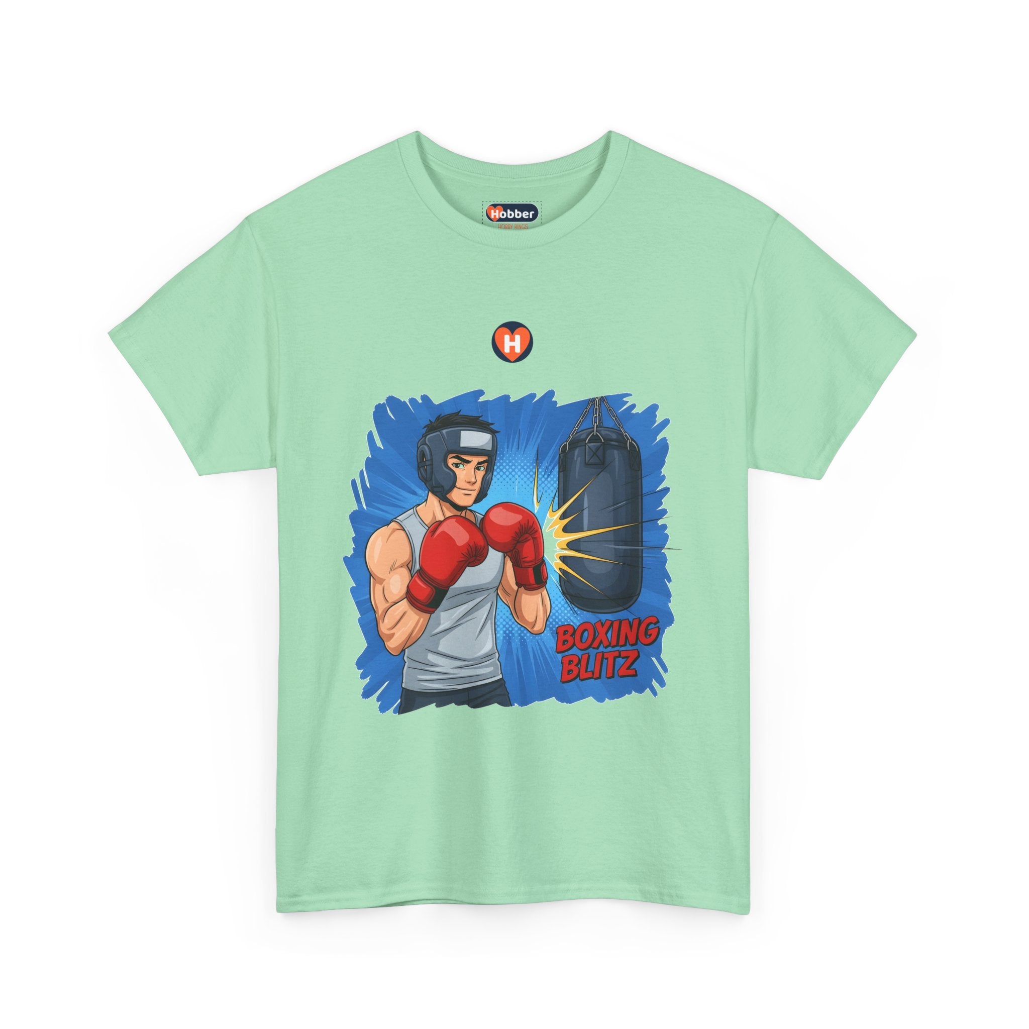 Hobber Mens Sports & Adventure T-Shirt, #47 Boxing