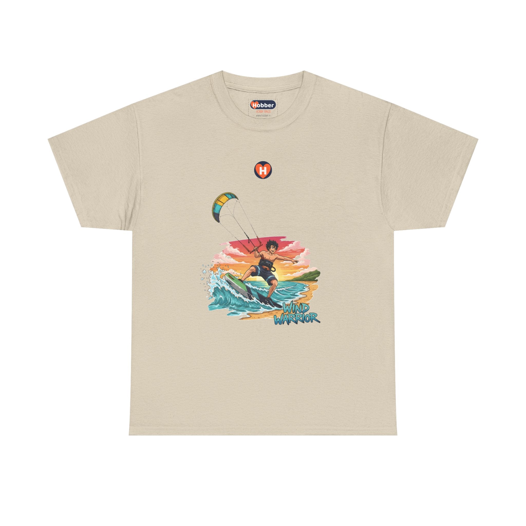 Hobber Mens Sports & Adventure T-Shirt, #14 Kiteboarding