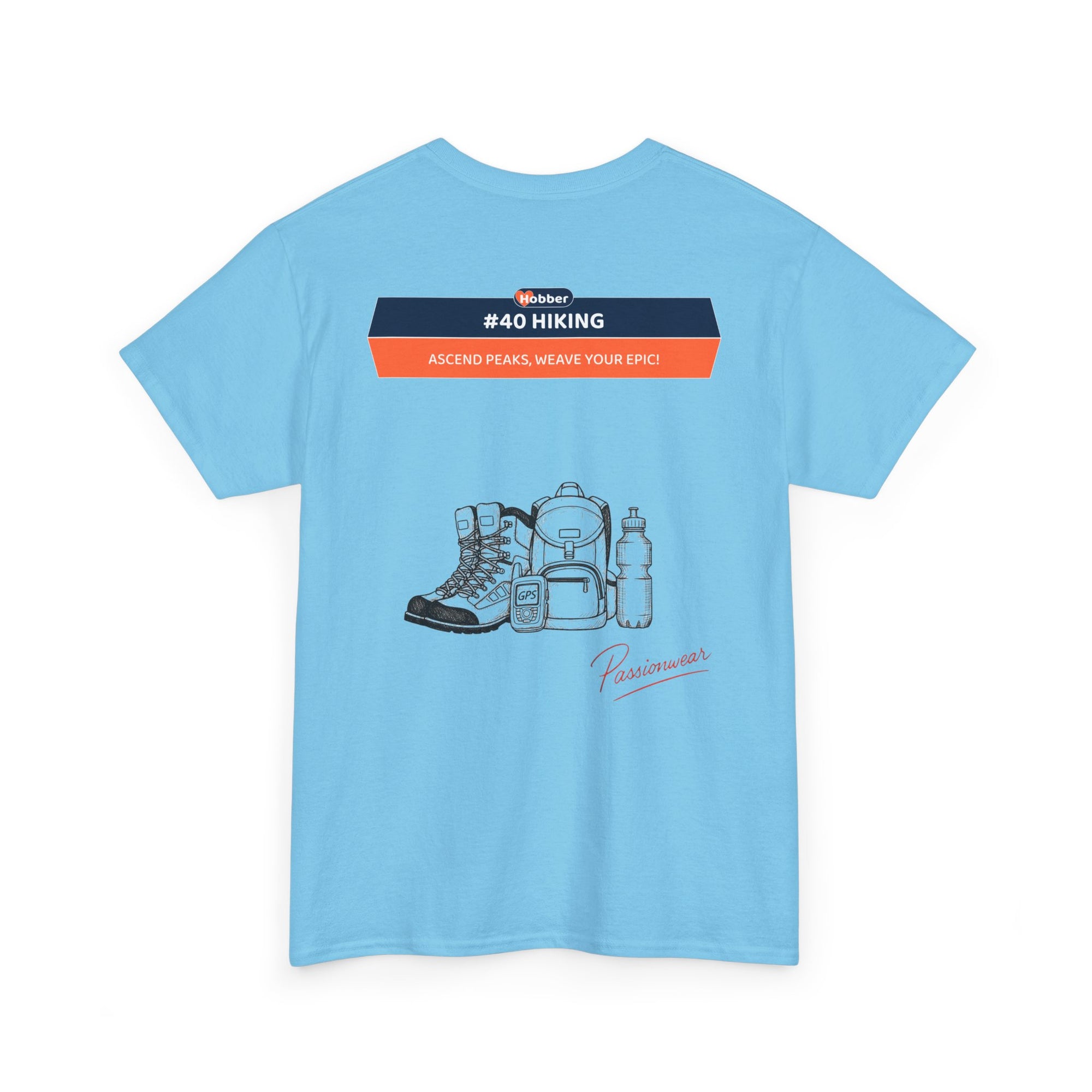 Hobber Unisex Sports & Adventure T-Shirt, #40 Hiking