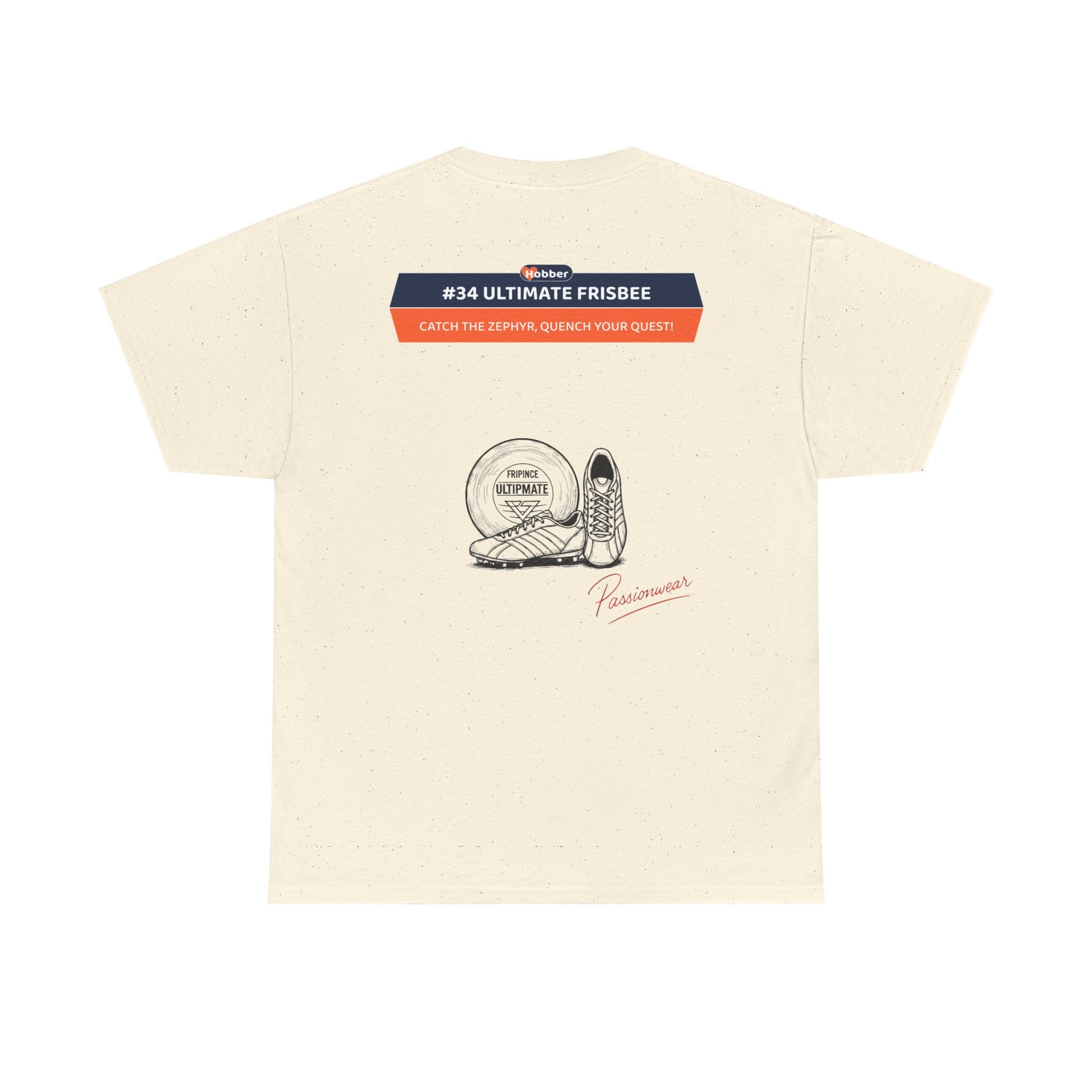 Hobber Unisex Sports & Adventure T-Shirt, #34 Ultimate Frisbee