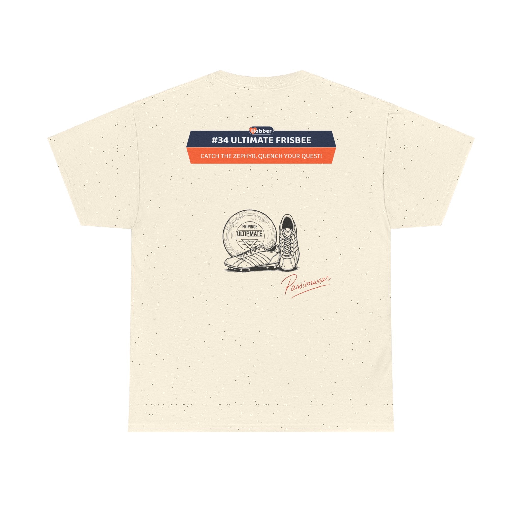 Hobber Unisex Sports & Adventure T-Shirt, #34 Ultimate Frisbee