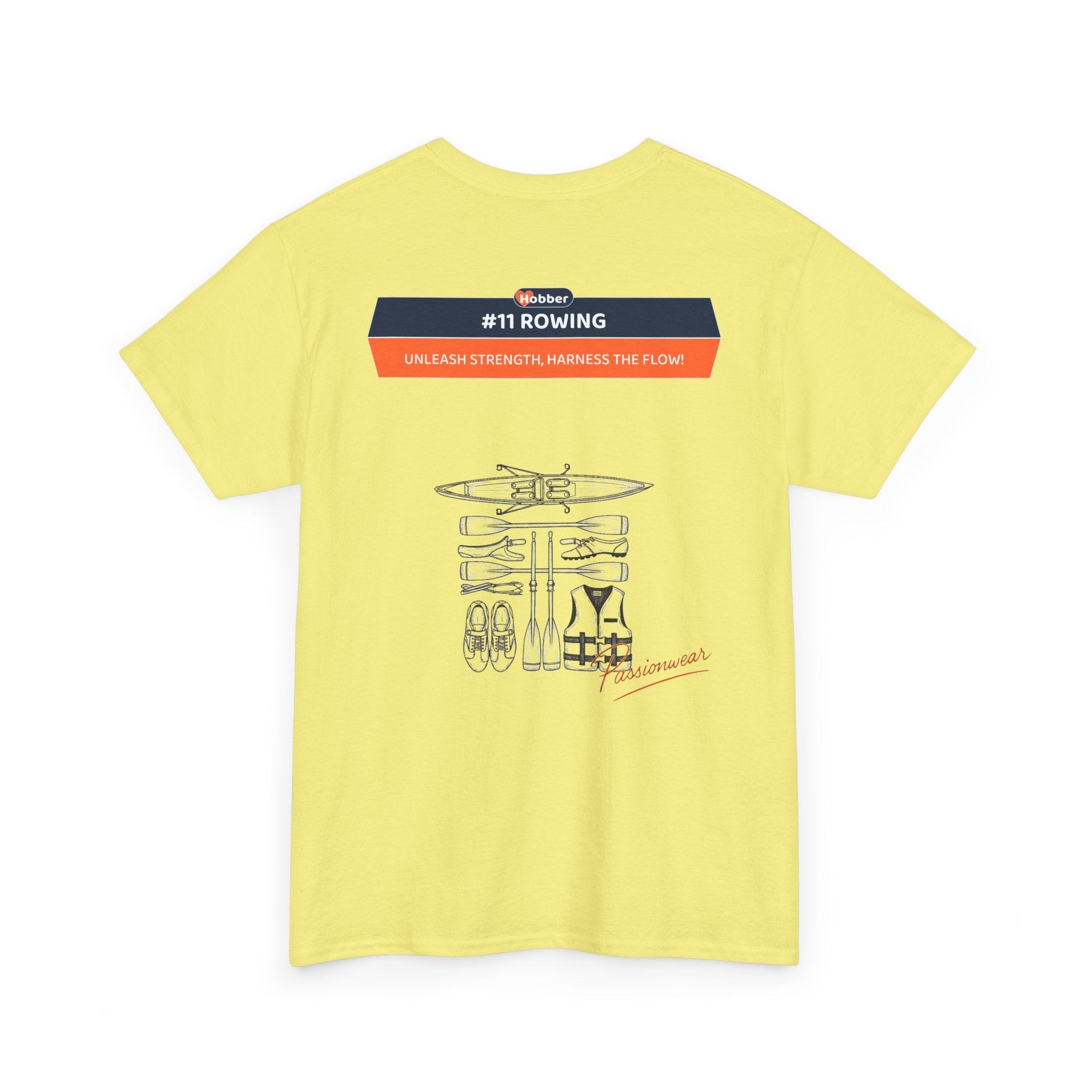 Hobber Mens Sports & Adventure T-Shirt, #11 Rowing