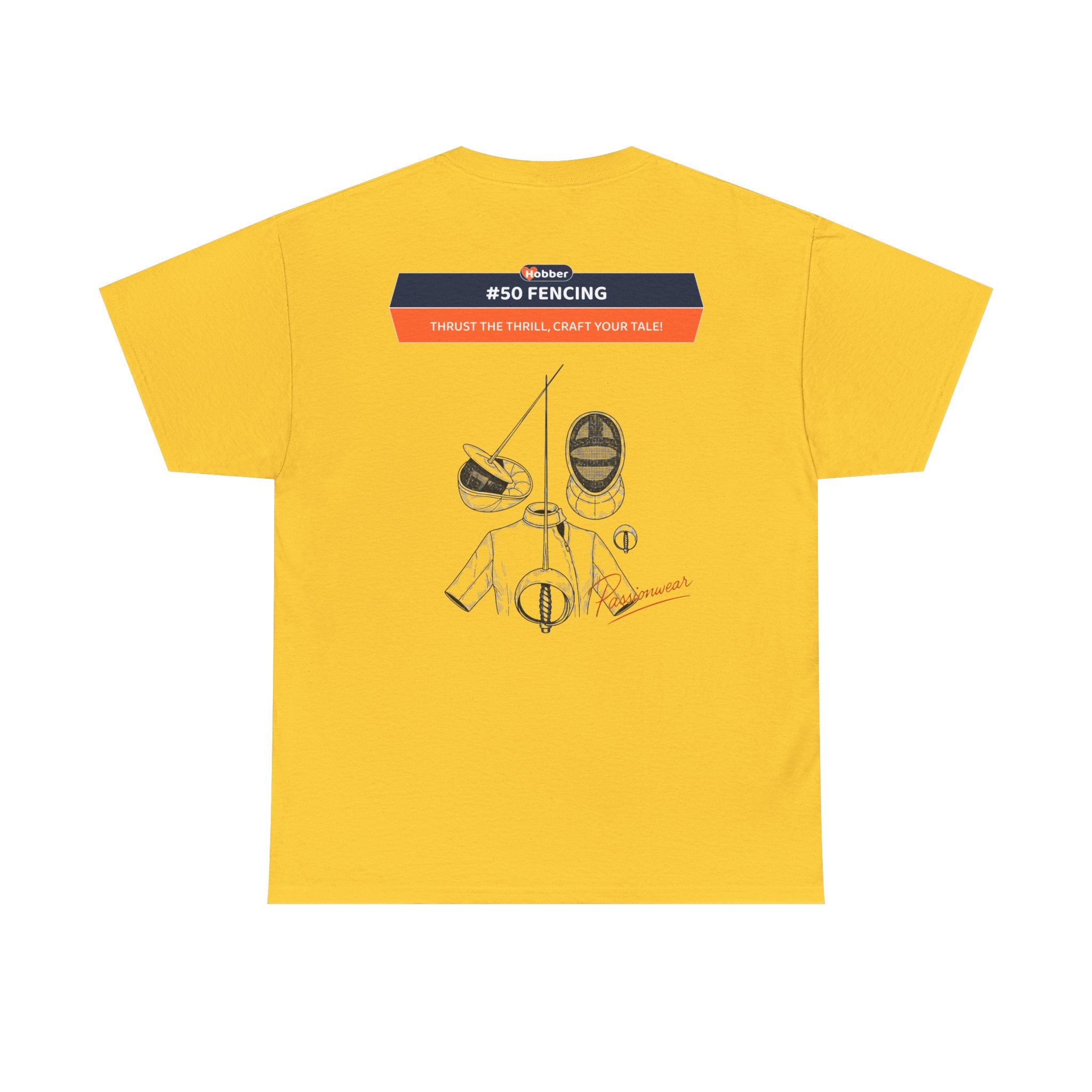 Hobber Mens Sports & Adventure T-Shirt, #50 Fencing