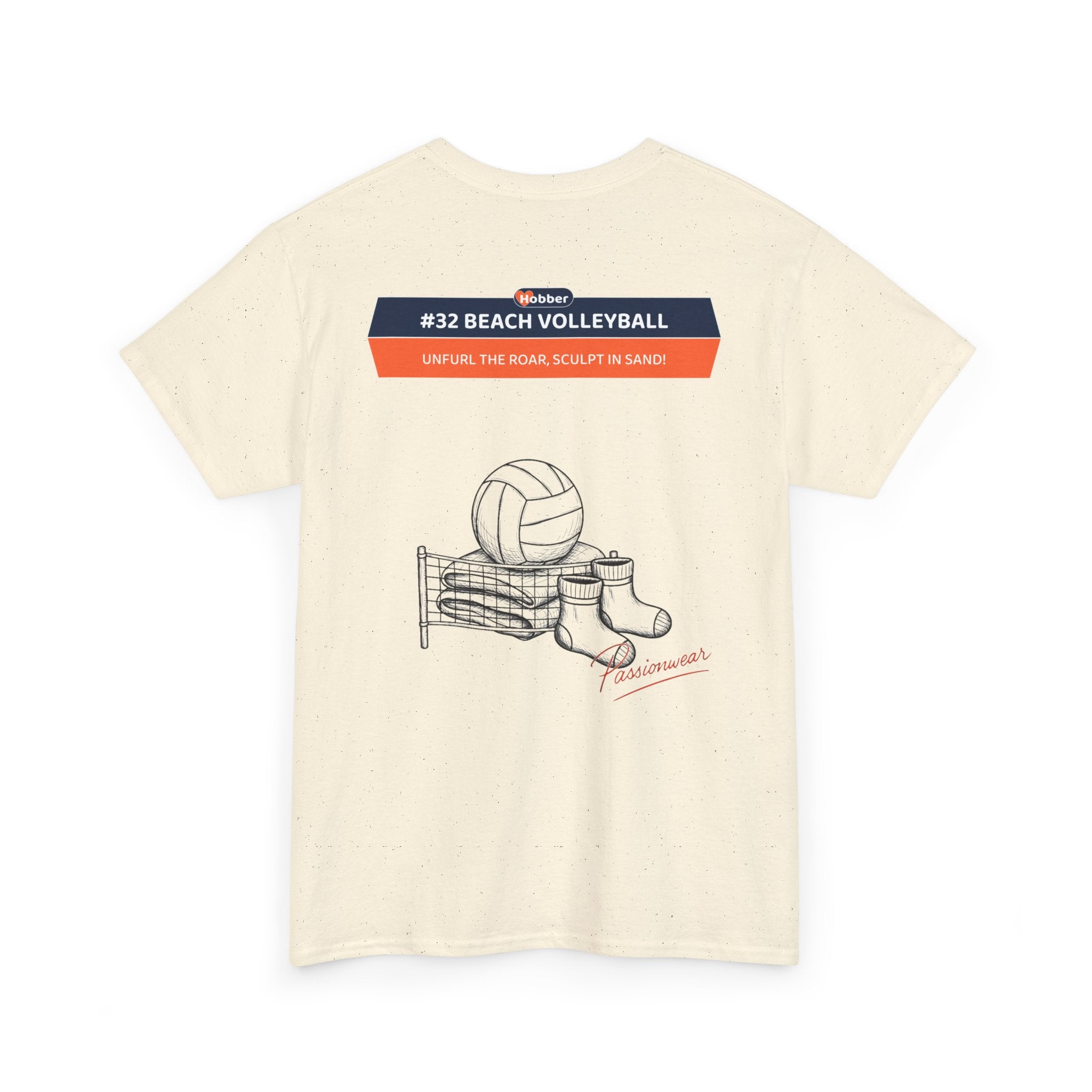 Hobber Unisex Sports & Adventure T-Shirt, #32 Beach volleyball