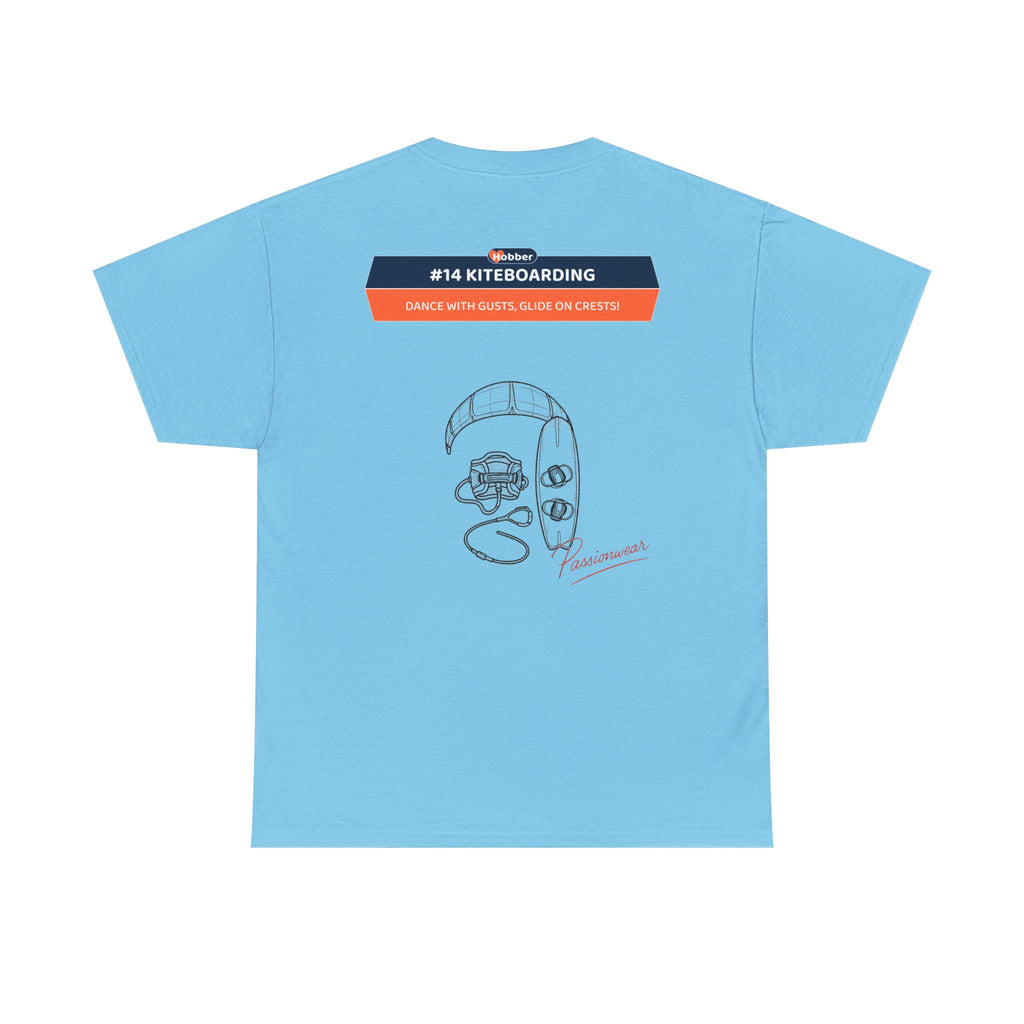Hobber Mens Sports & Adventure T-Shirt, #14 Kiteboarding