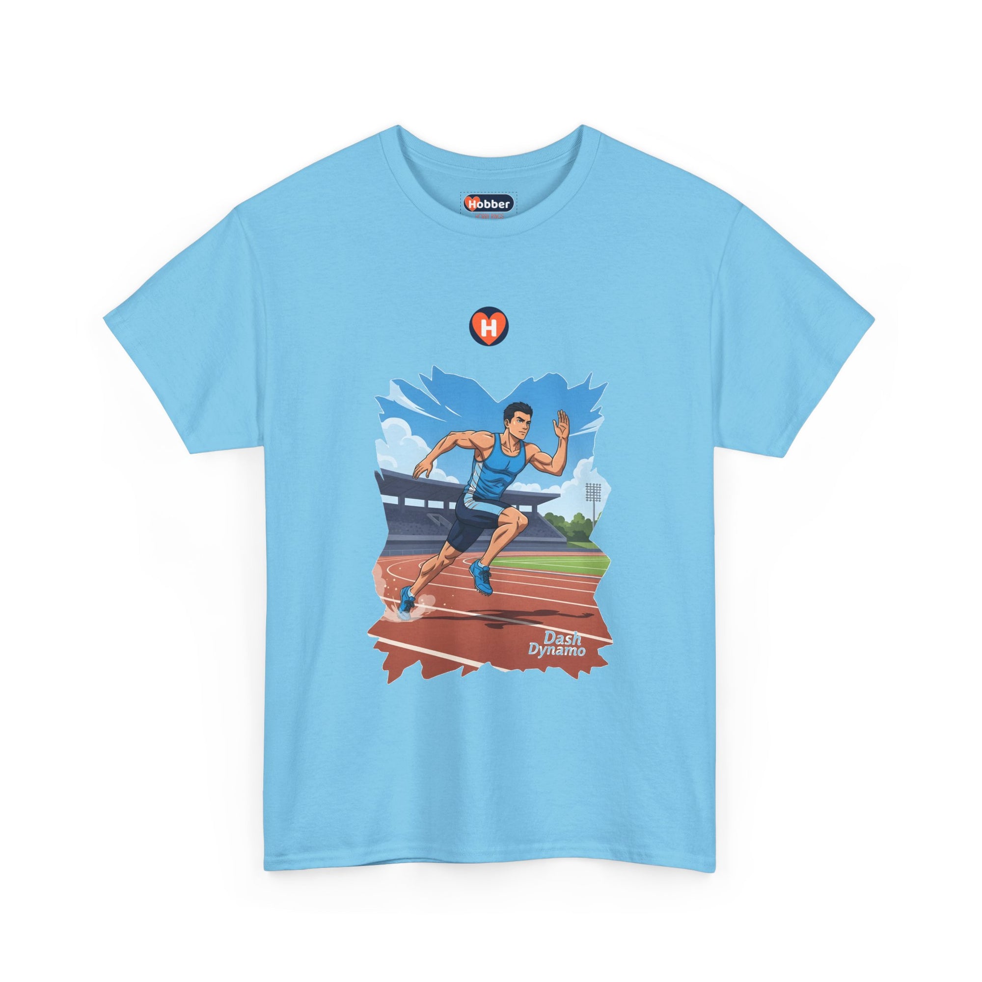 Hobber Mens Sports & Adventure T-Shirt, #38 Sprinting