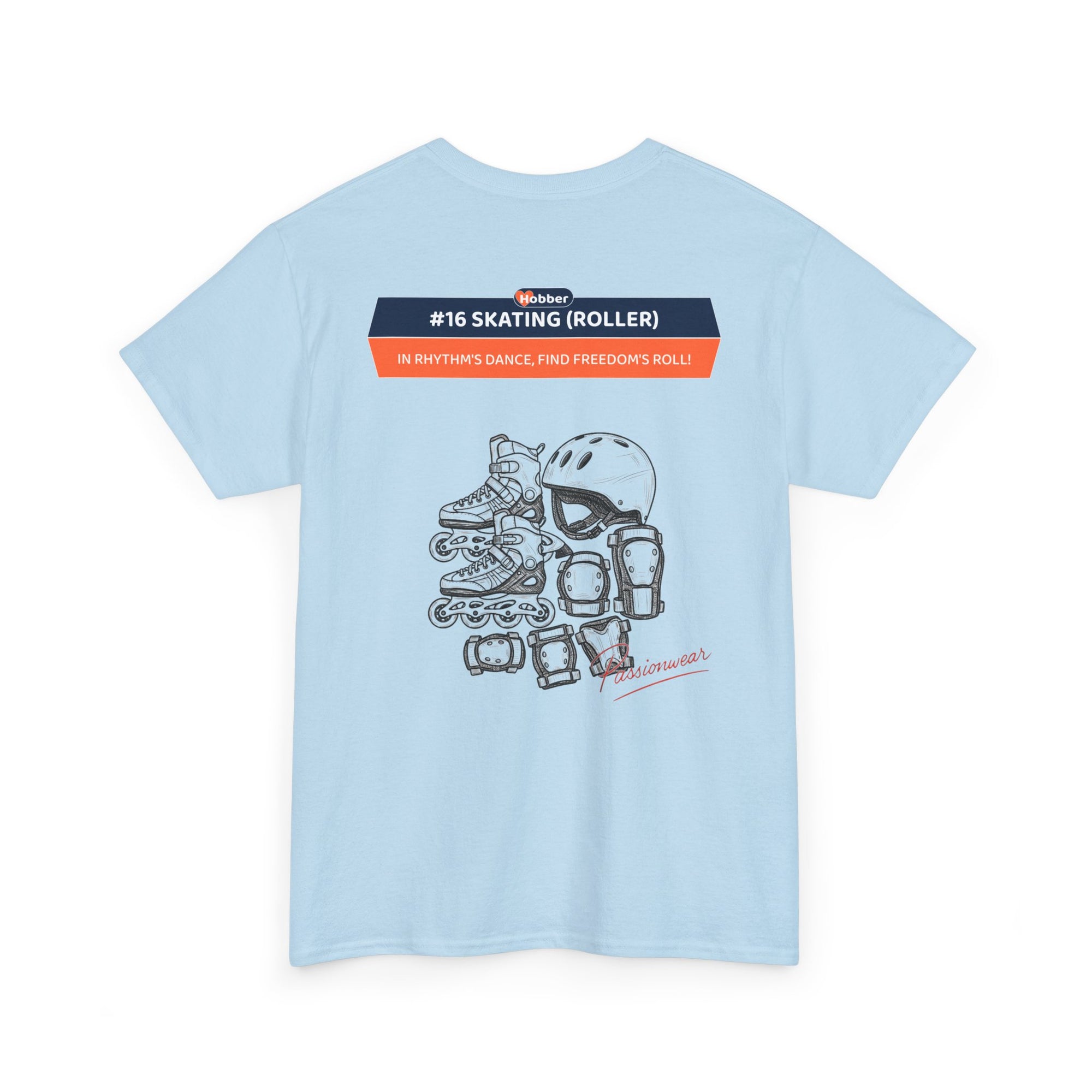 Hobber Unisex Sports & Adventure T-Shirt, #16 Skating (Roller)