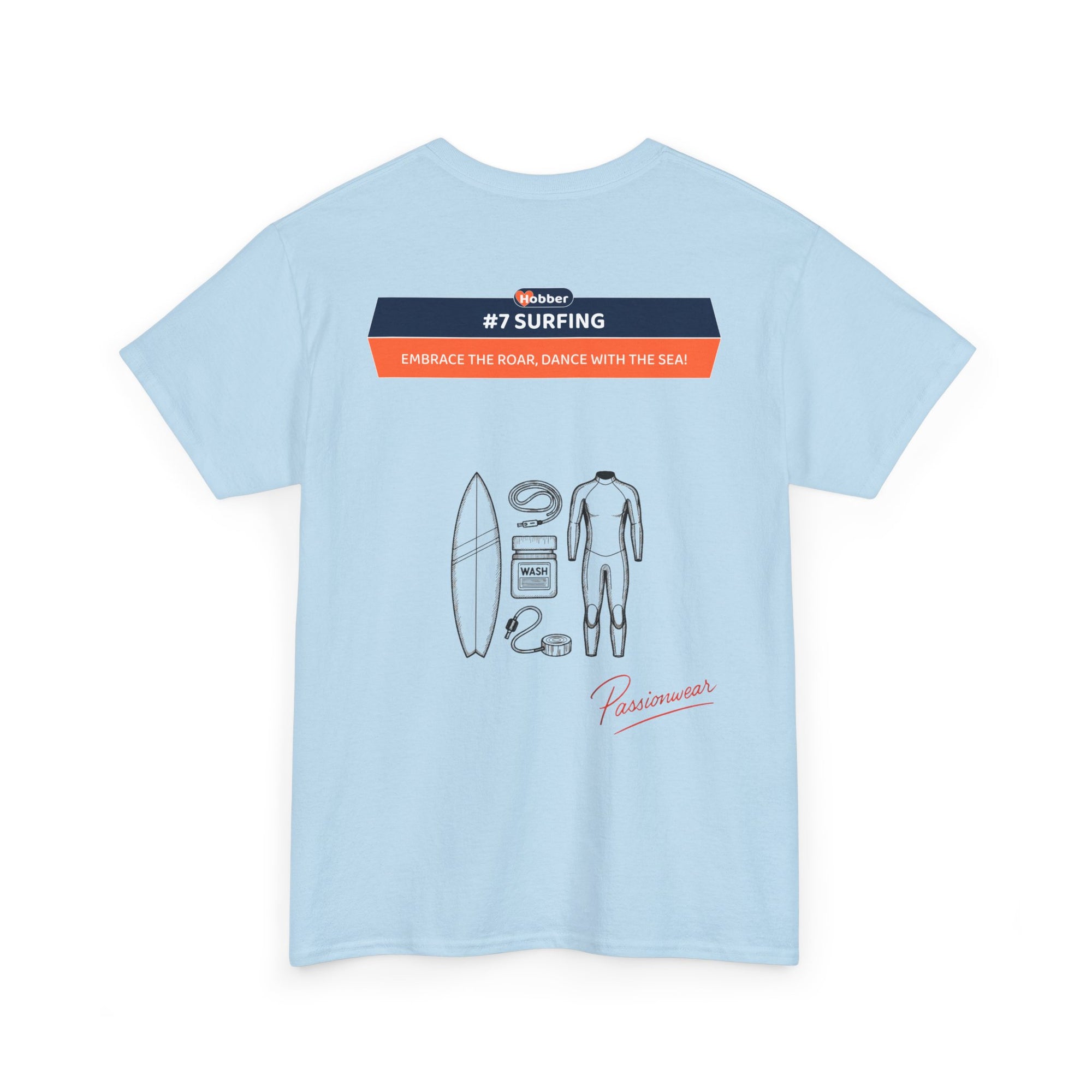 Hobber Mens Sports & Adventure T-Shirt, #7 Surfing