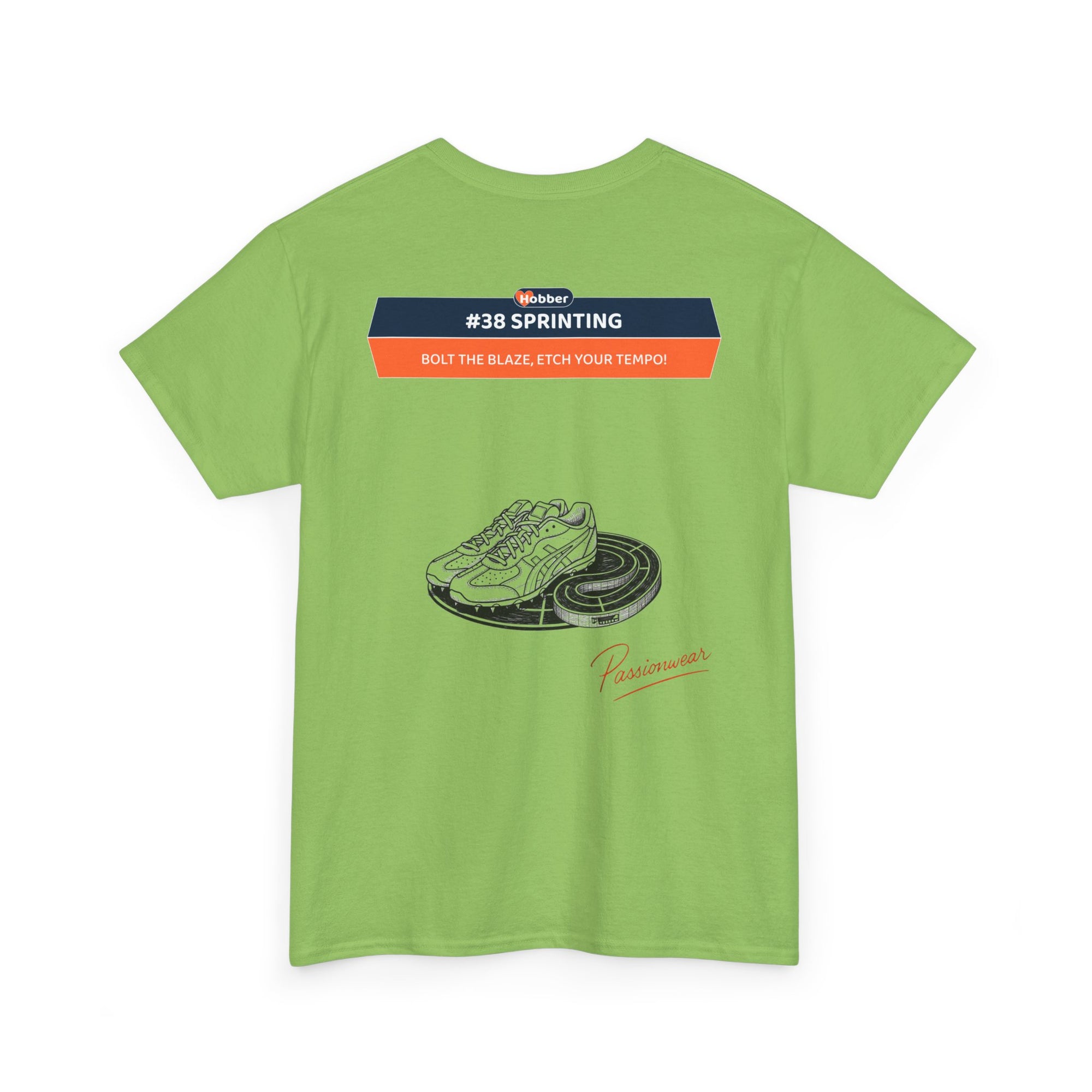 Hobber Mens Sports & Adventure T-Shirt, #38 Sprinting
