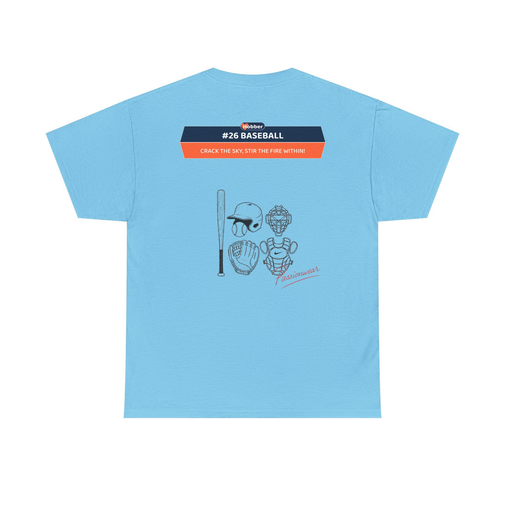 Hobber Mens Sports & Adventure T-Shirt, #26 Baseball