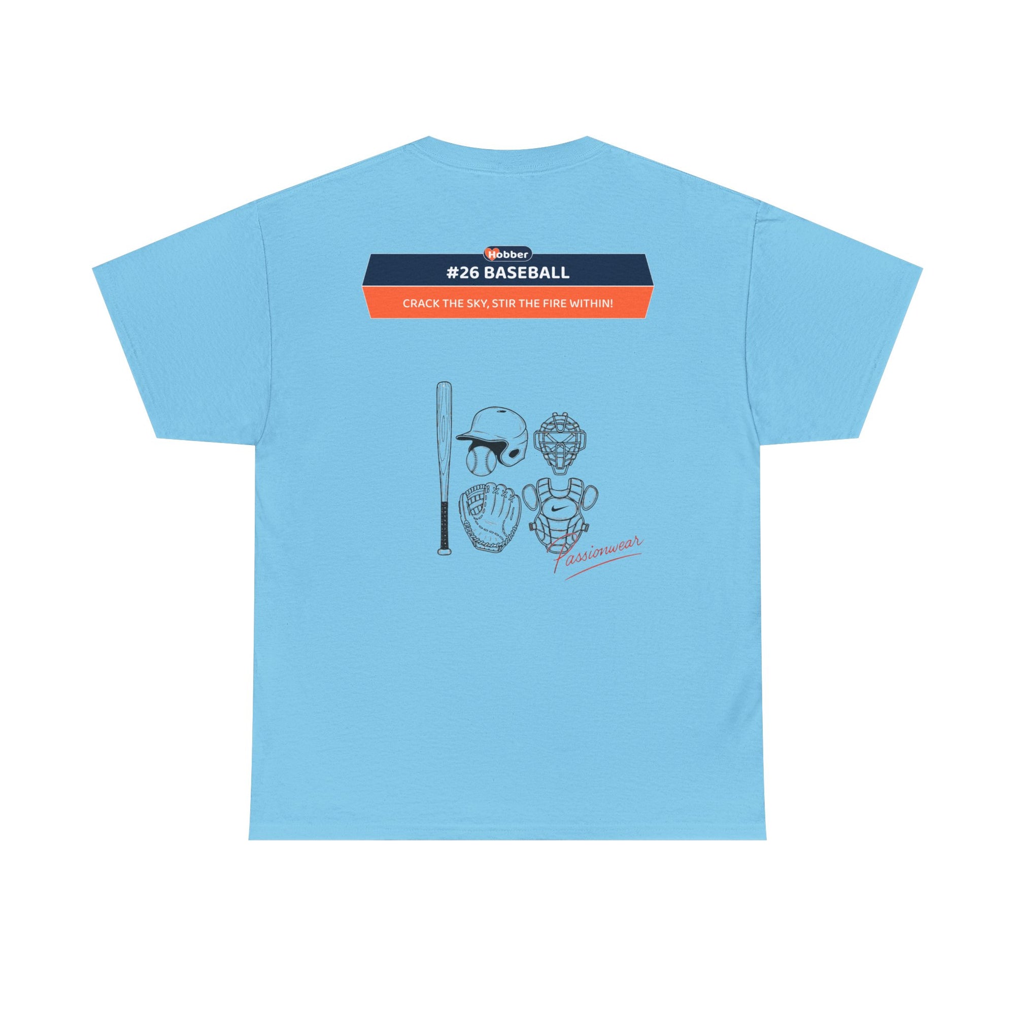 Hobber Mens Sports & Adventure T-Shirt, #26 Baseball