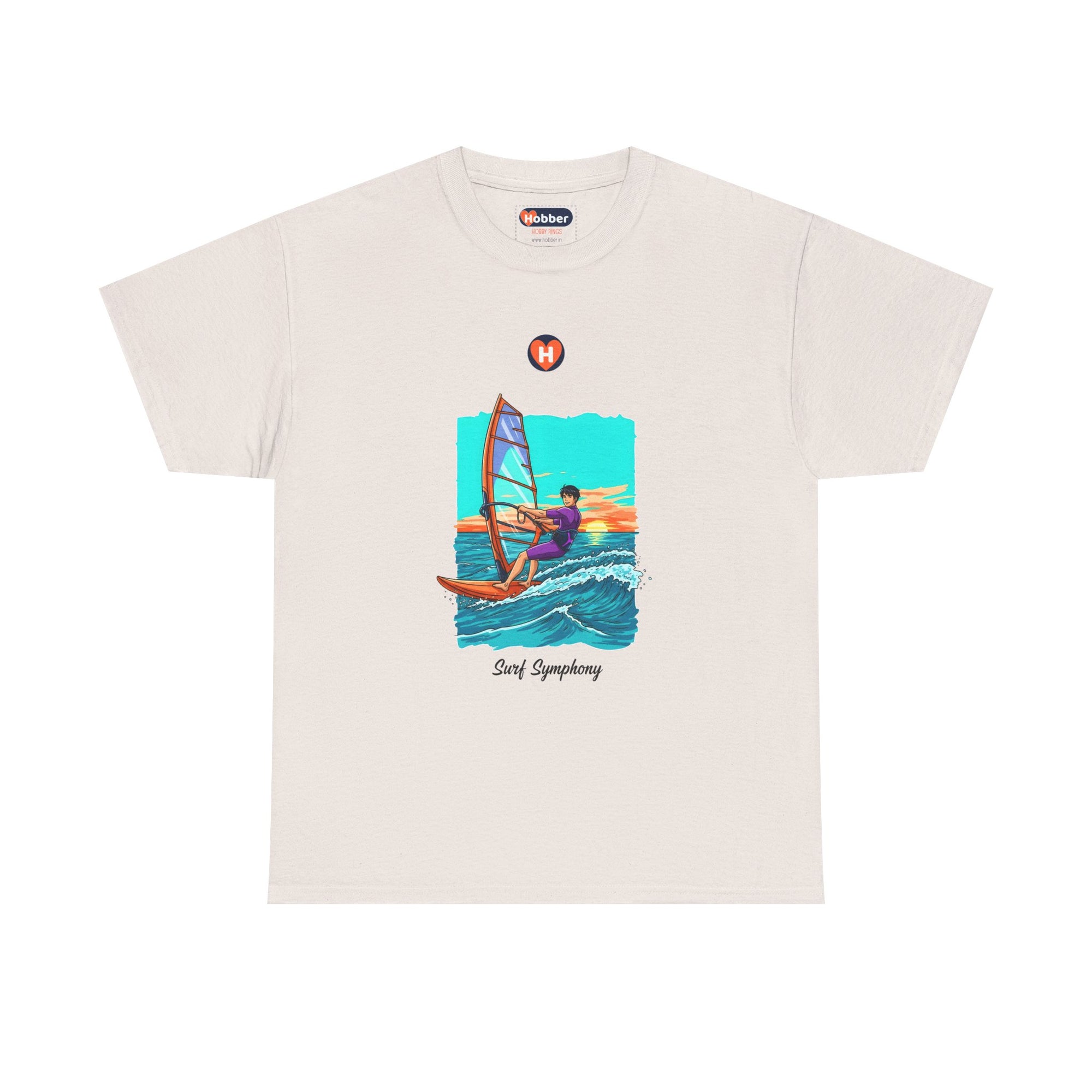 Hobber Mens Sports & Adventure T-Shirt, #13 Windsurfing