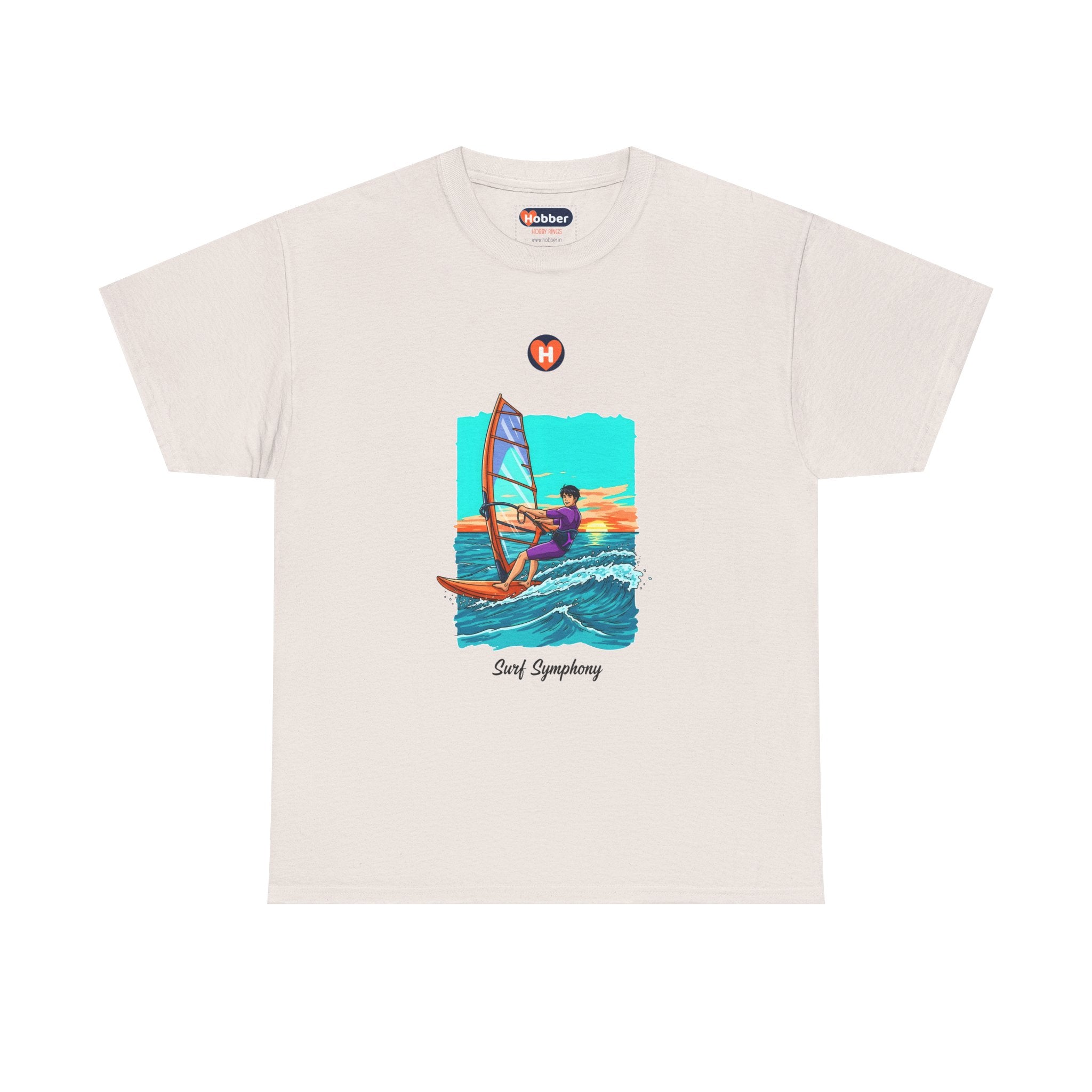Hobber Mens Sports & Adventure T-Shirt, #13 Windsurfing