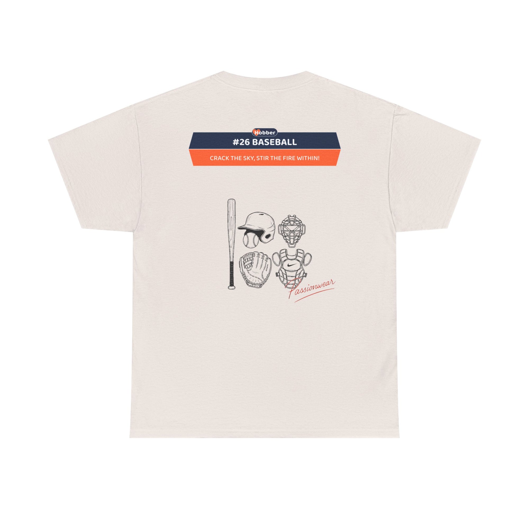 Hobber Mens Sports & Adventure T-Shirt, #26 Baseball
