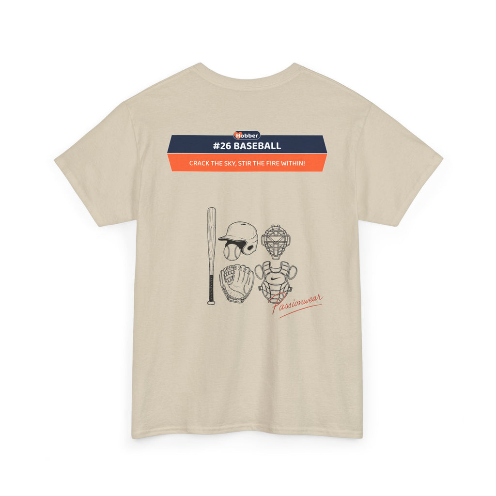 Hobber Mens Sports & Adventure T-Shirt, #26 Baseball
