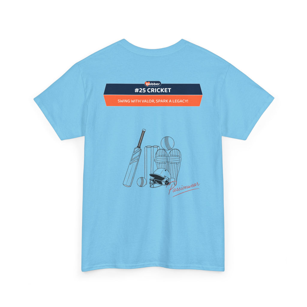 Hobber Mens Sports & Adventure T-Shirt, #25 Cricket