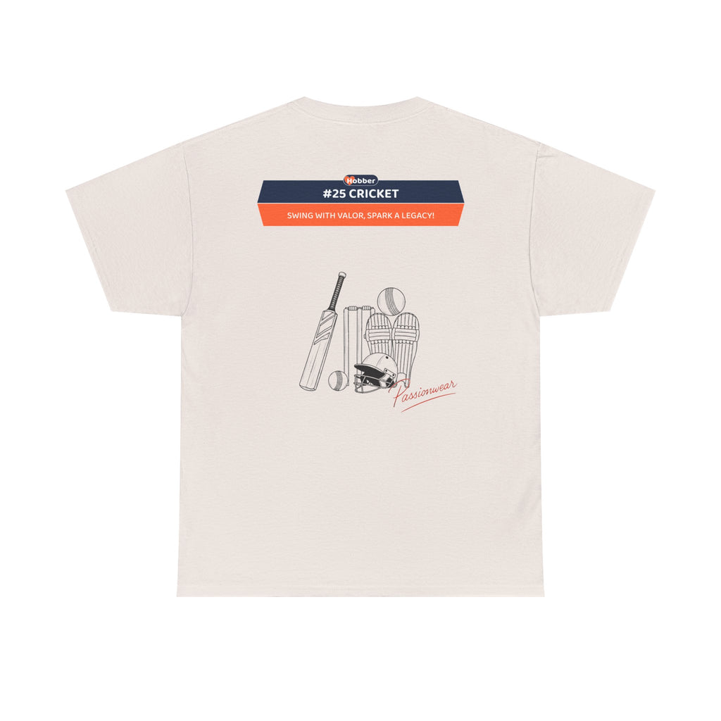 Hobber Mens Sports & Adventure T-Shirt, #25 Cricket