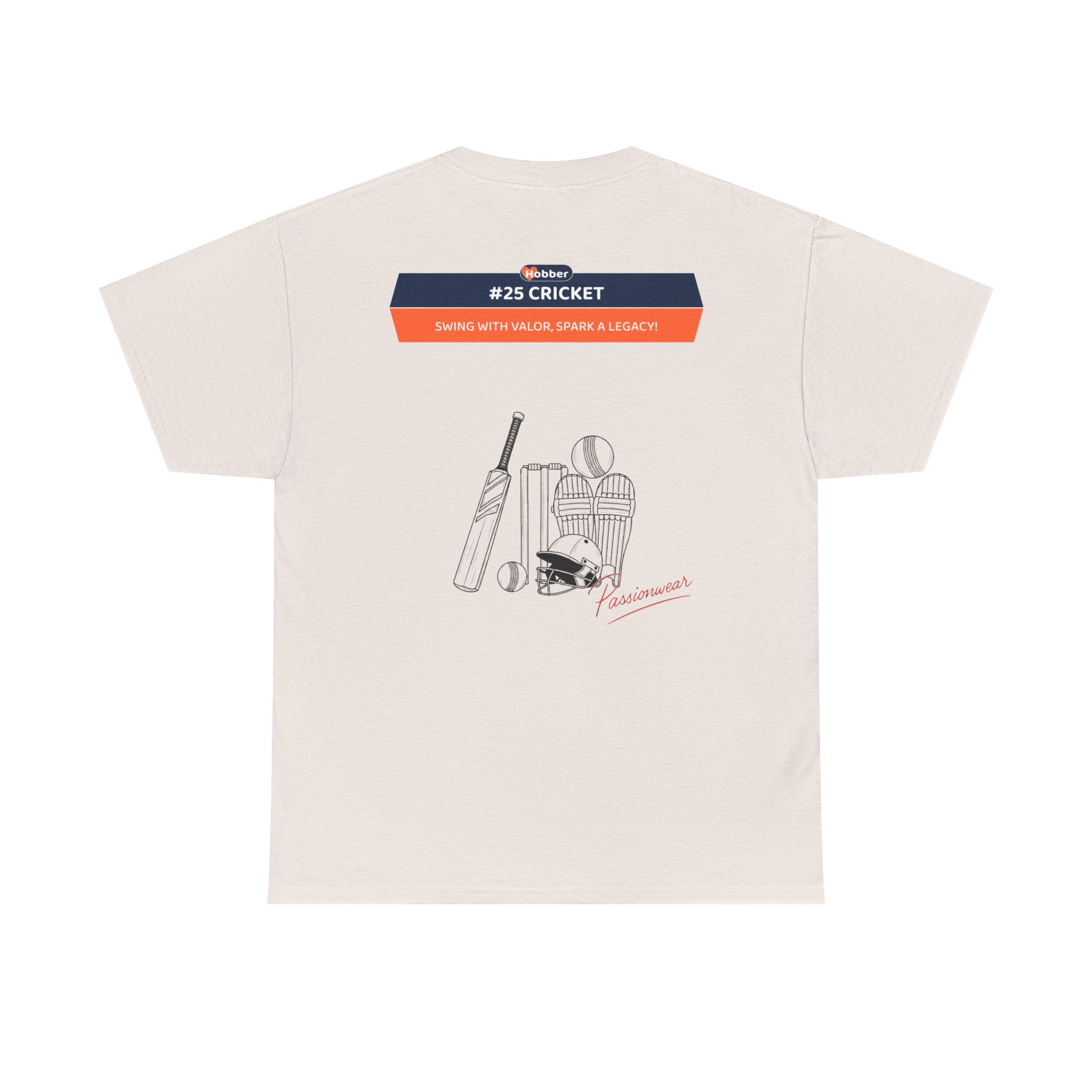 Hobber Mens Sports & Adventure T-Shirt, #25 Cricket