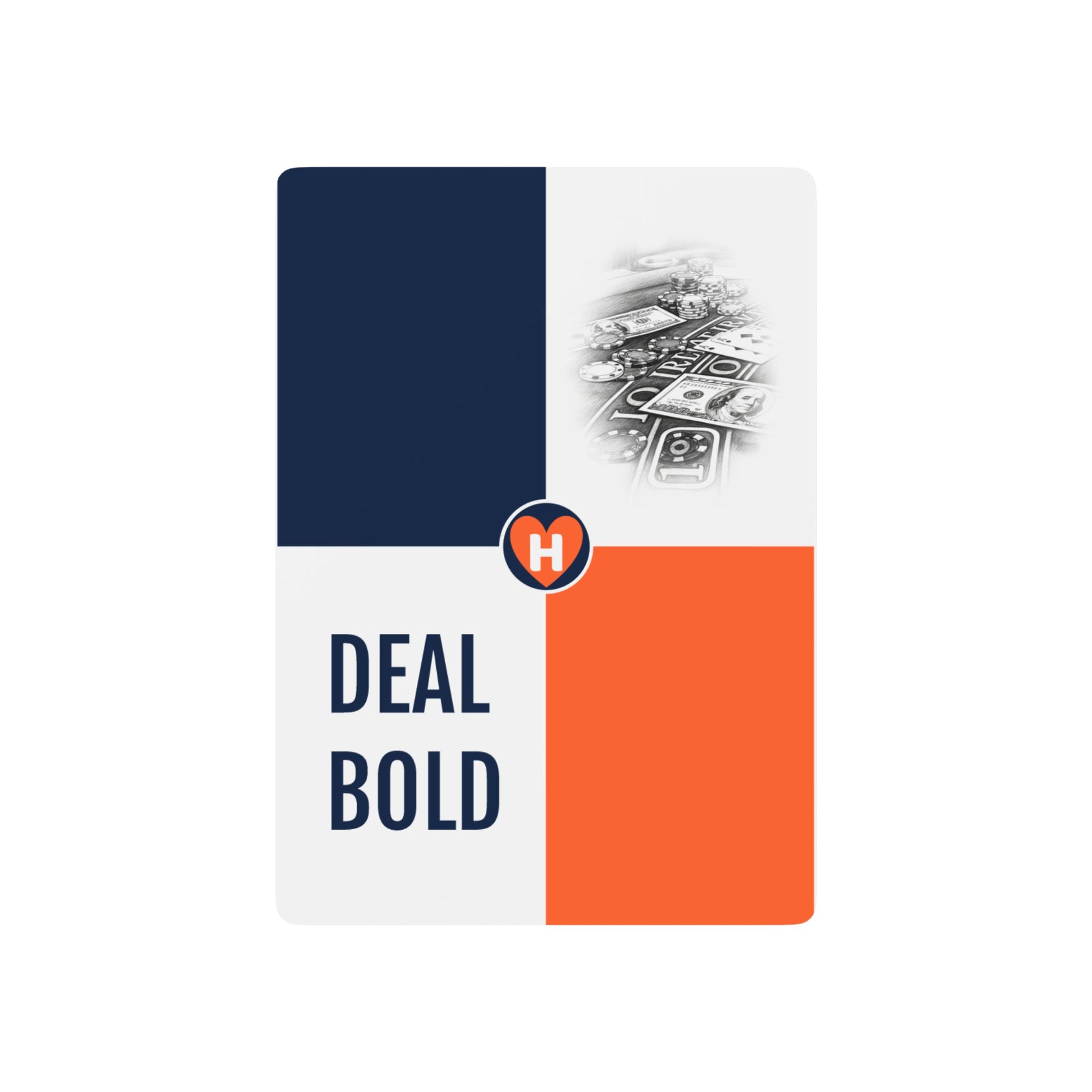 Hobber DealBold: Stylish Poker Cards for Game Nights, Gifting & Casino Vibes