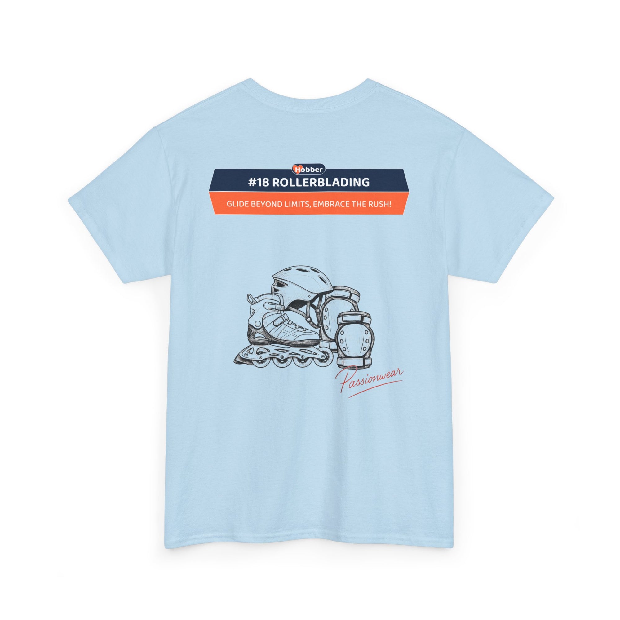 Hobber Unisex Sports & Adventure T-Shirt, #18 Rollerblading