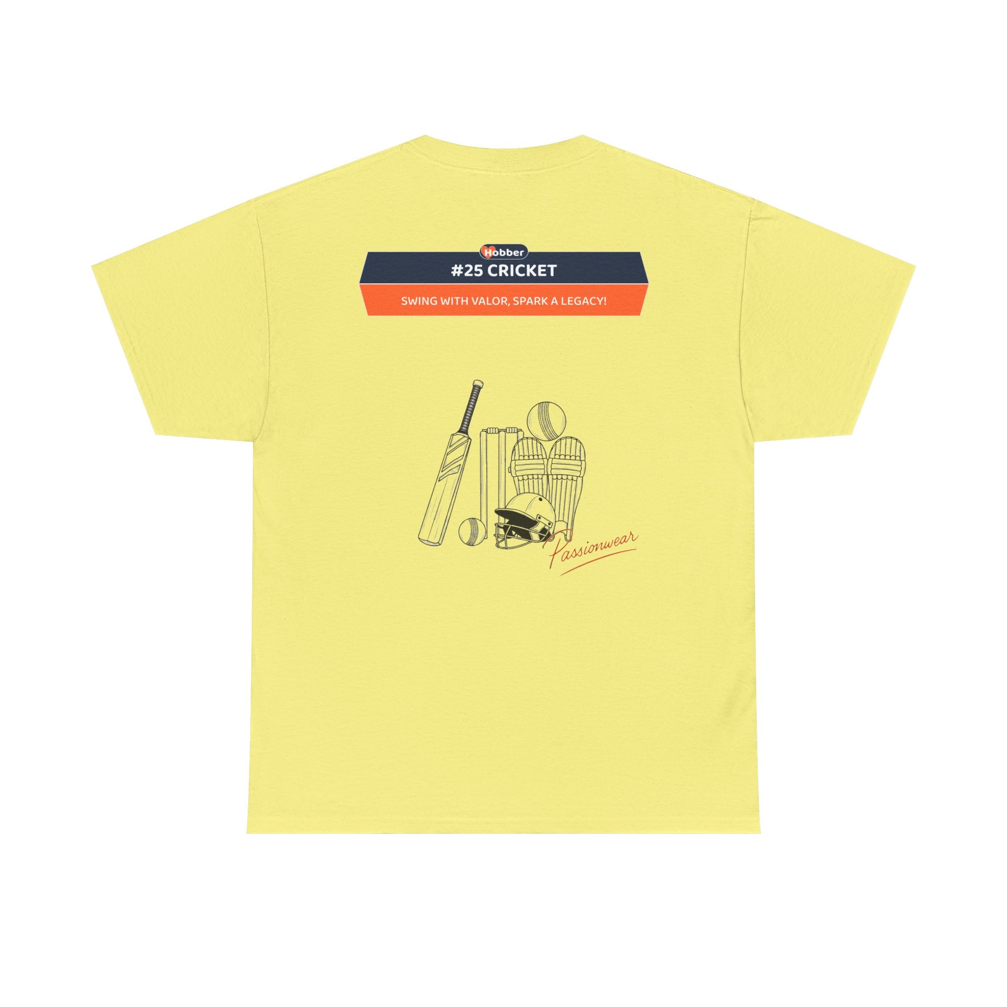 Hobber Mens Sports & Adventure T-Shirt, #25 Cricket