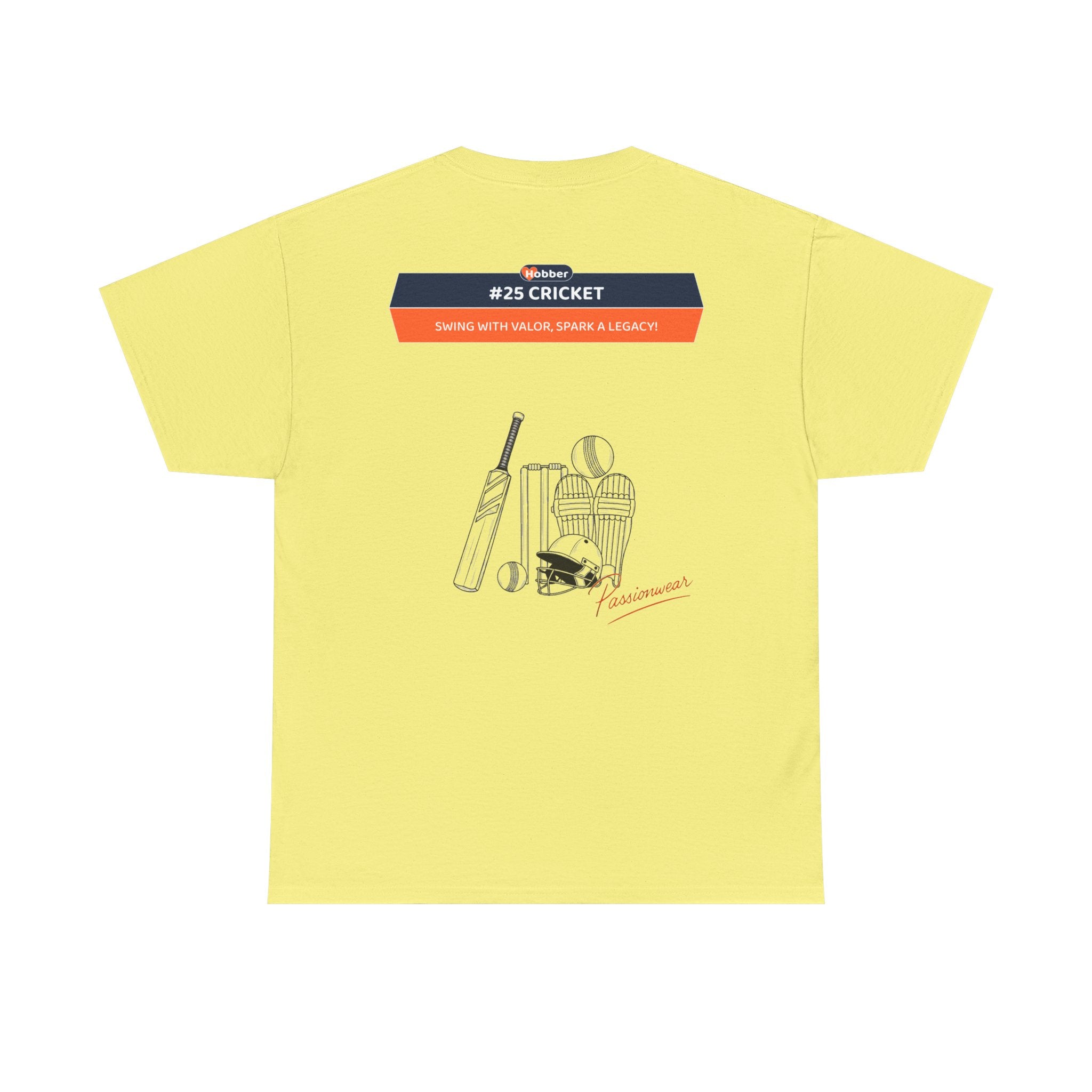 Hobber Mens Sports & Adventure T-Shirt, #25 Cricket