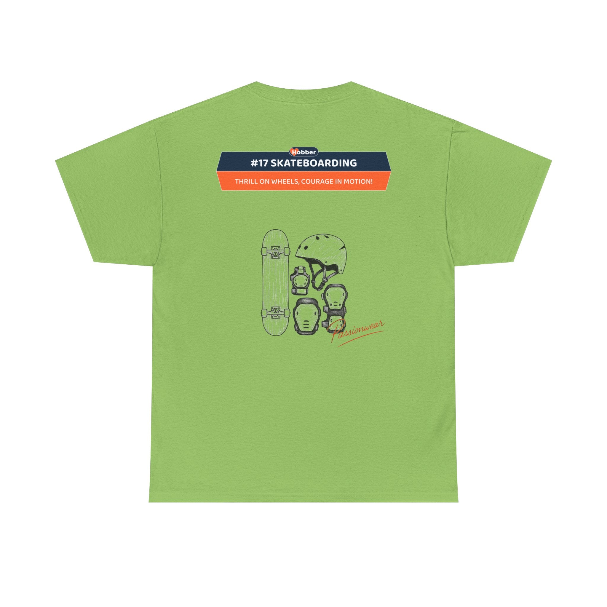 Hobber Mens Sports & Adventure T-Shirt, #17 Skateboarding