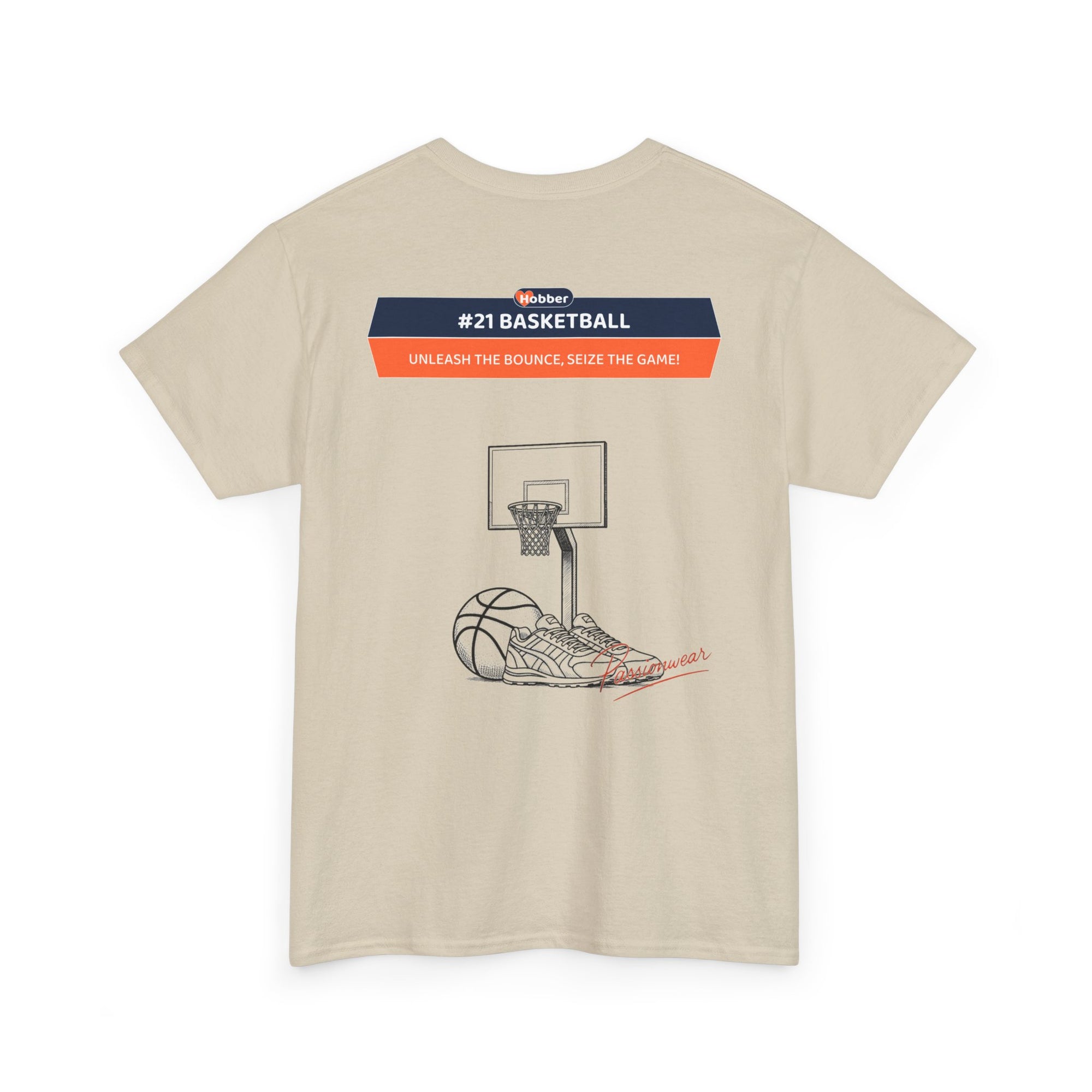 Hobber Mens Sports & Adventure T-Shirt, #21 Basketball