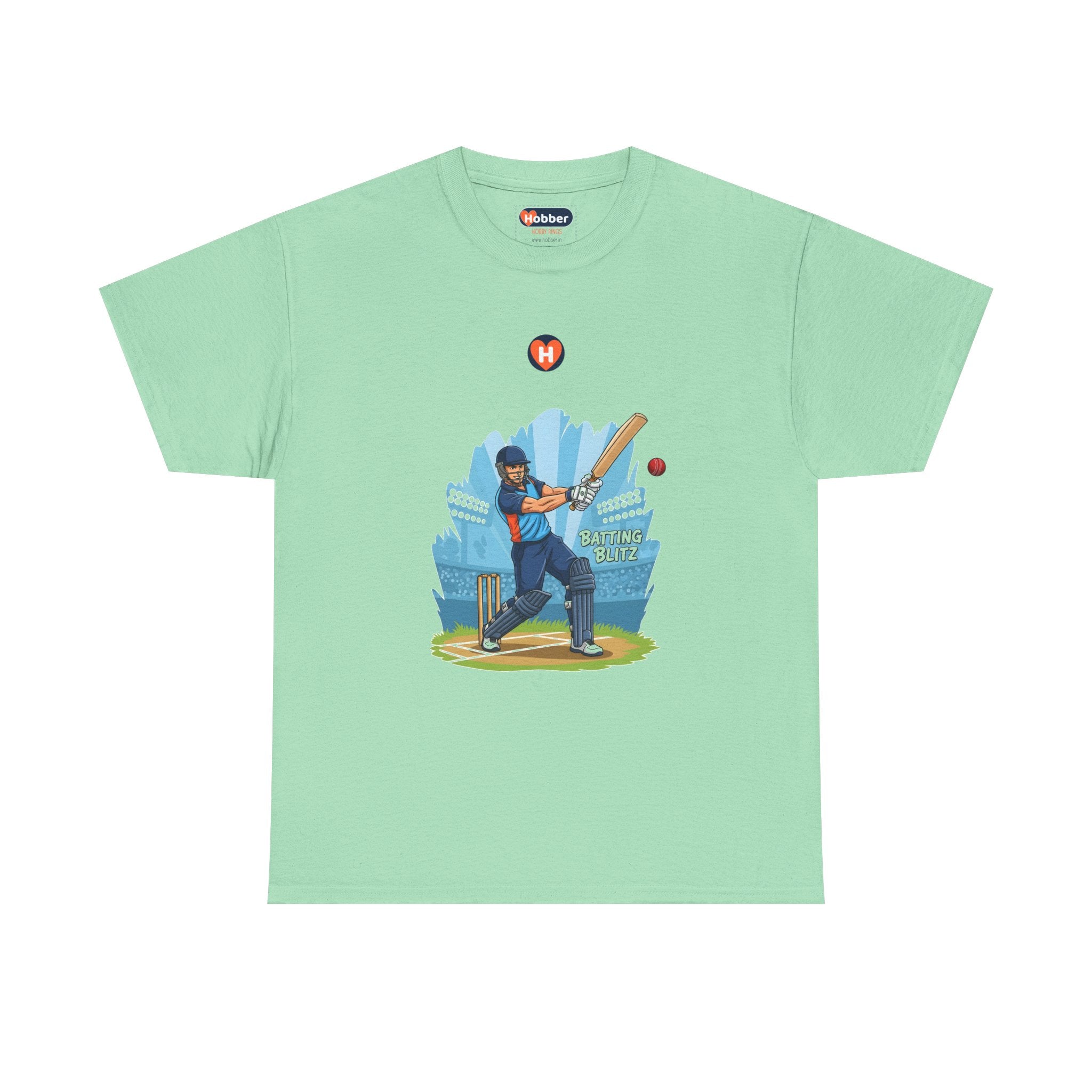 Hobber Mens Sports & Adventure T-Shirt, #25 Cricket