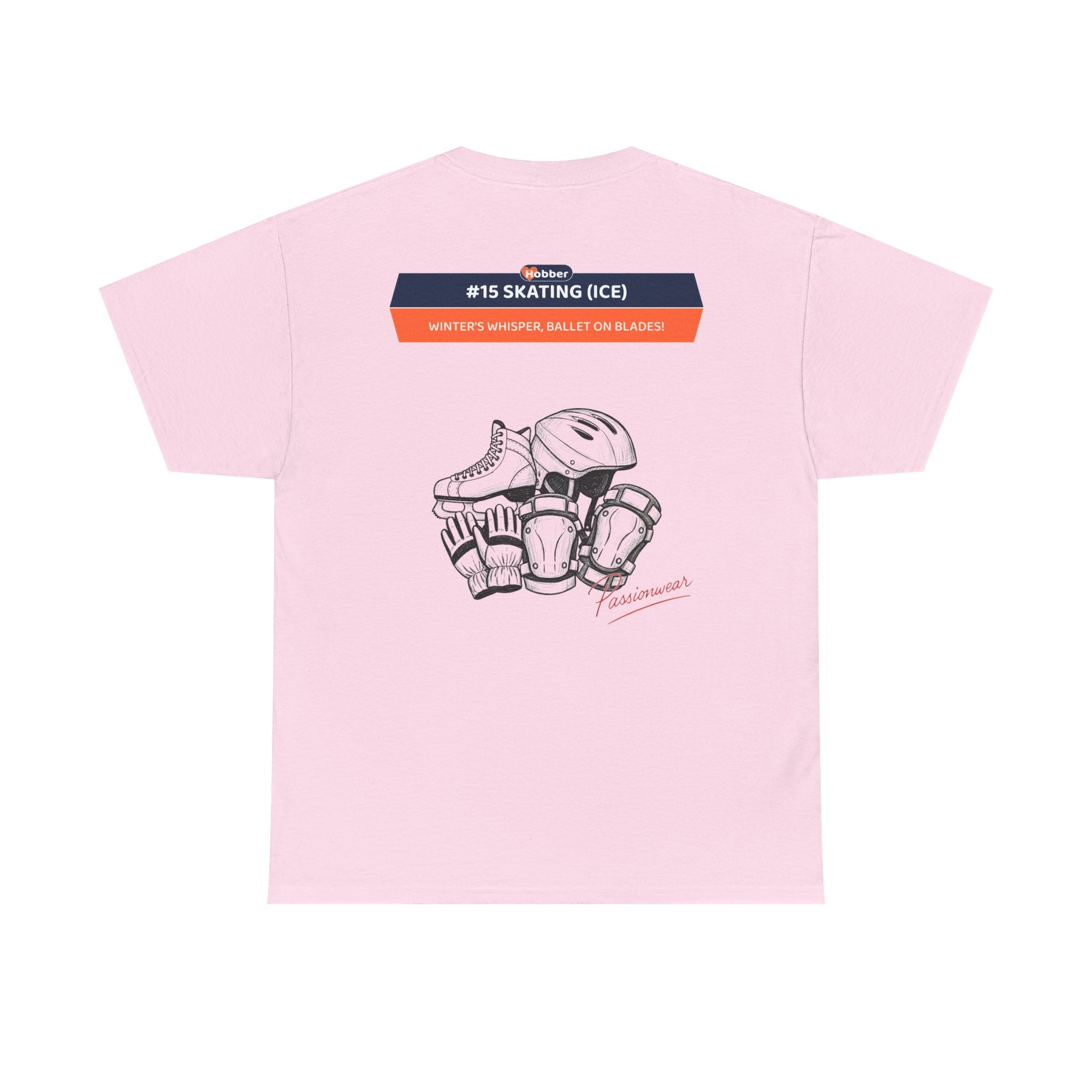 Hobber Unisex Sports & Adventure T-Shirt, #15 Skating (Ice)