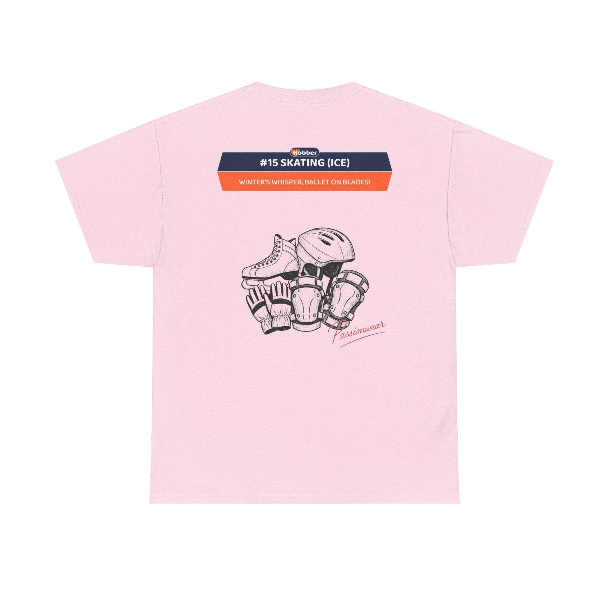 Hobber Unisex Sports & Adventure T-Shirt, #15 Skating (Ice)
