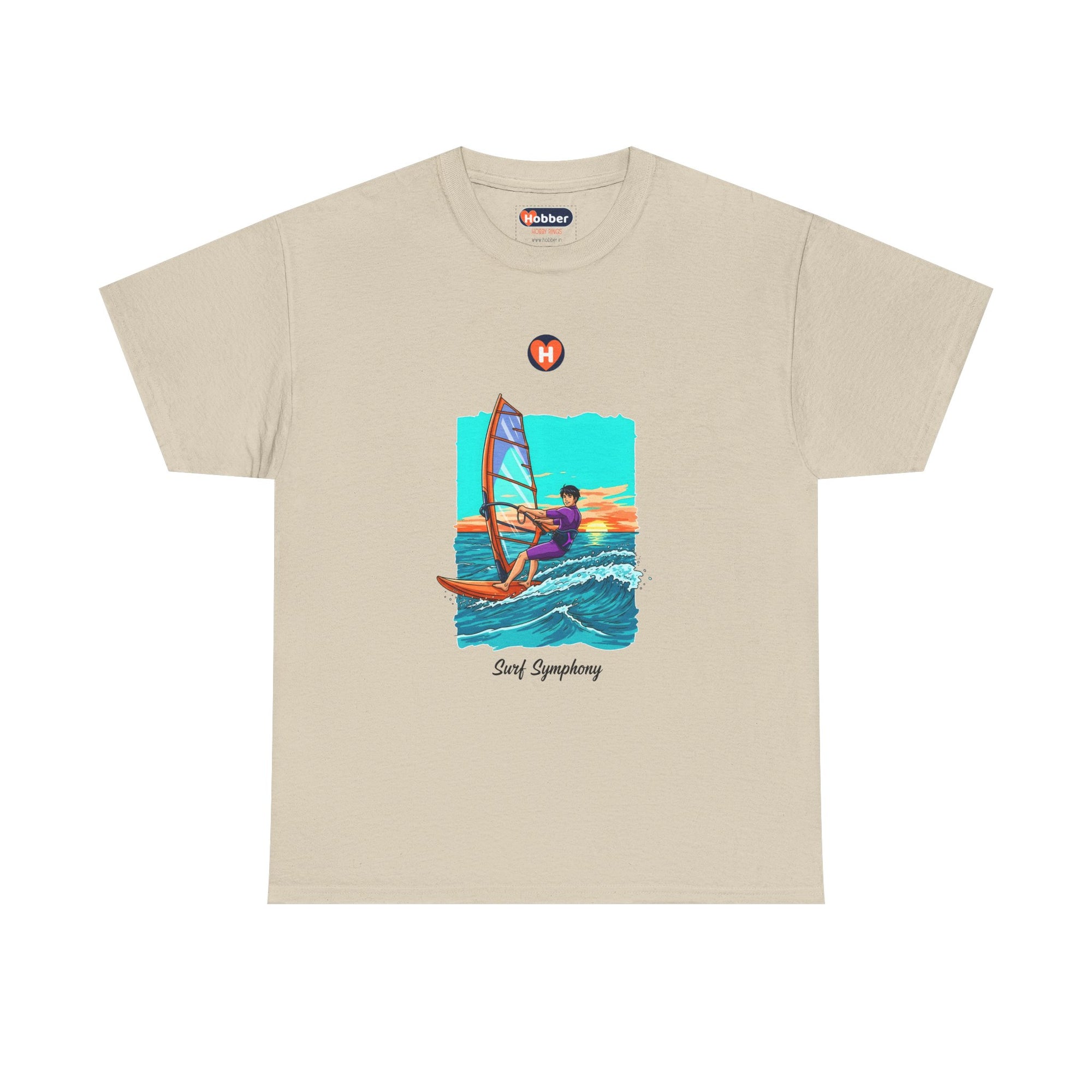 Hobber Mens Sports & Adventure T-Shirt, #13 Windsurfing