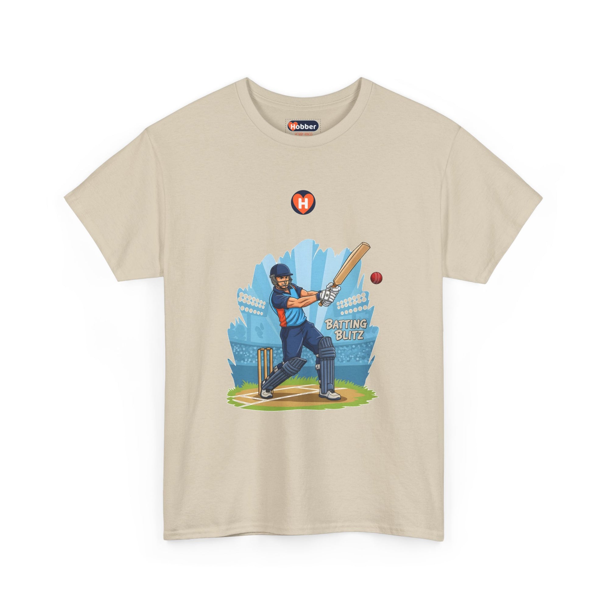 Hobber Mens Sports & Adventure T-Shirt, #25 Cricket