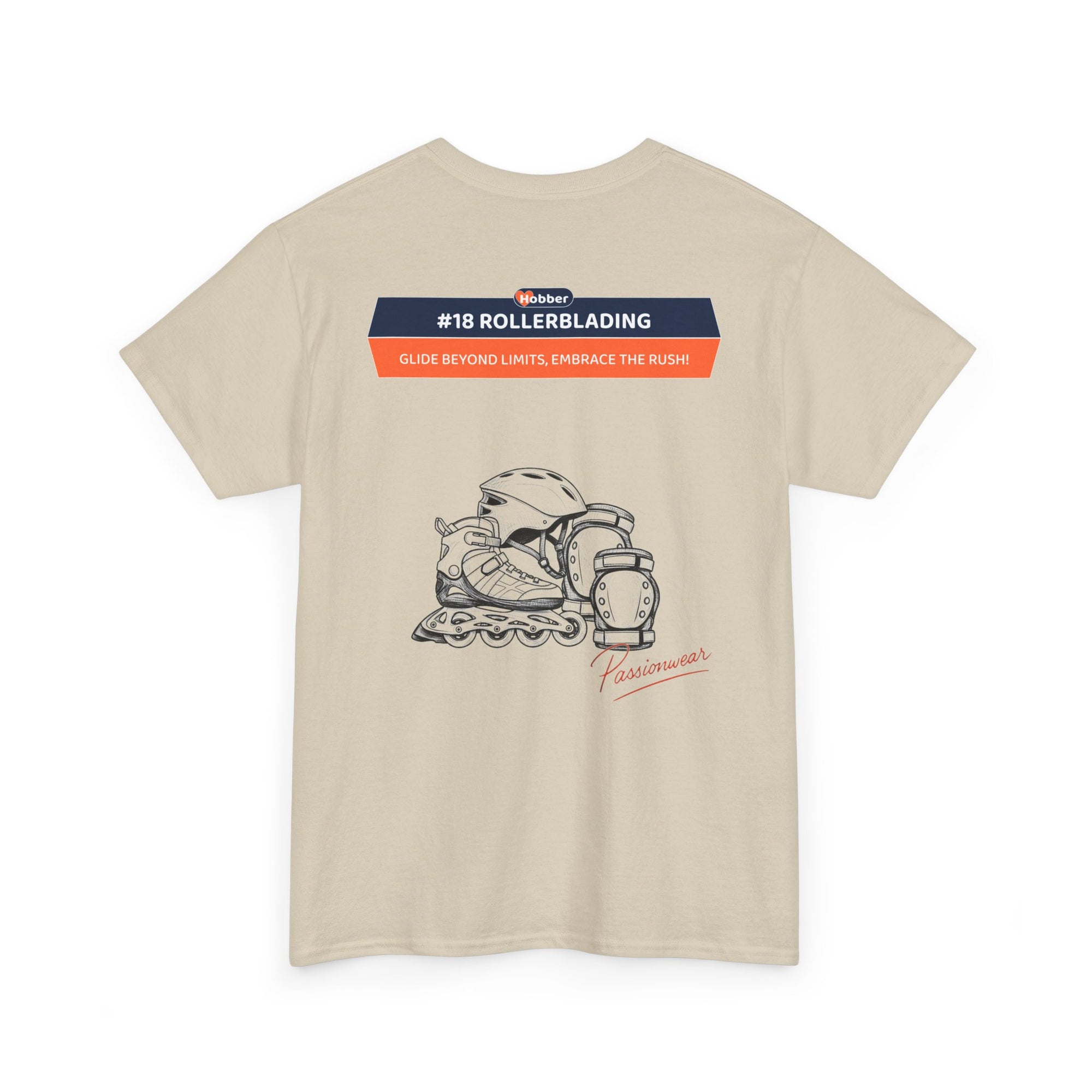 Hobber Unisex Sports & Adventure T-Shirt, #18 Rollerblading