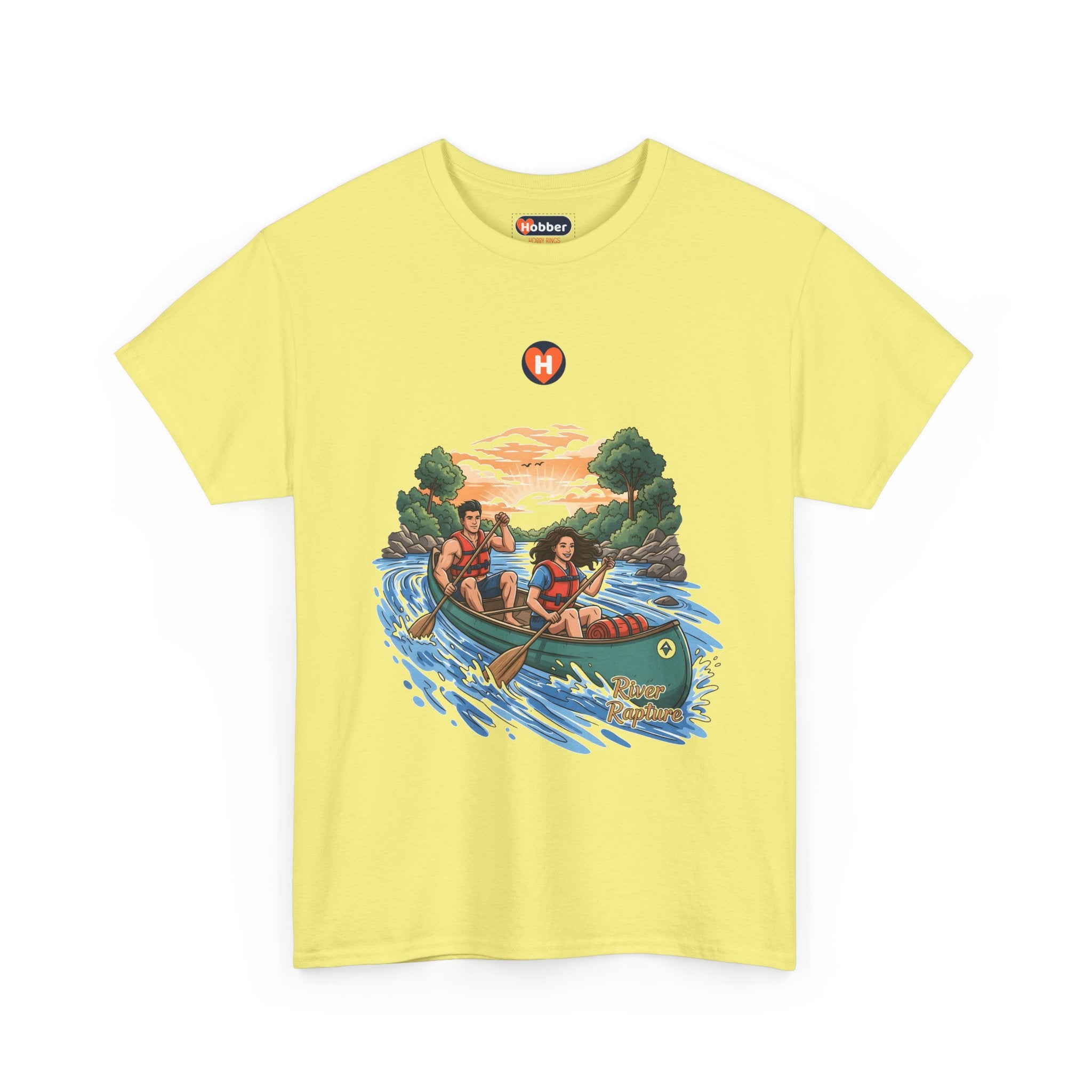 Hobber Unisex Sports & Adventure T-Shirt, #10 Canoeing