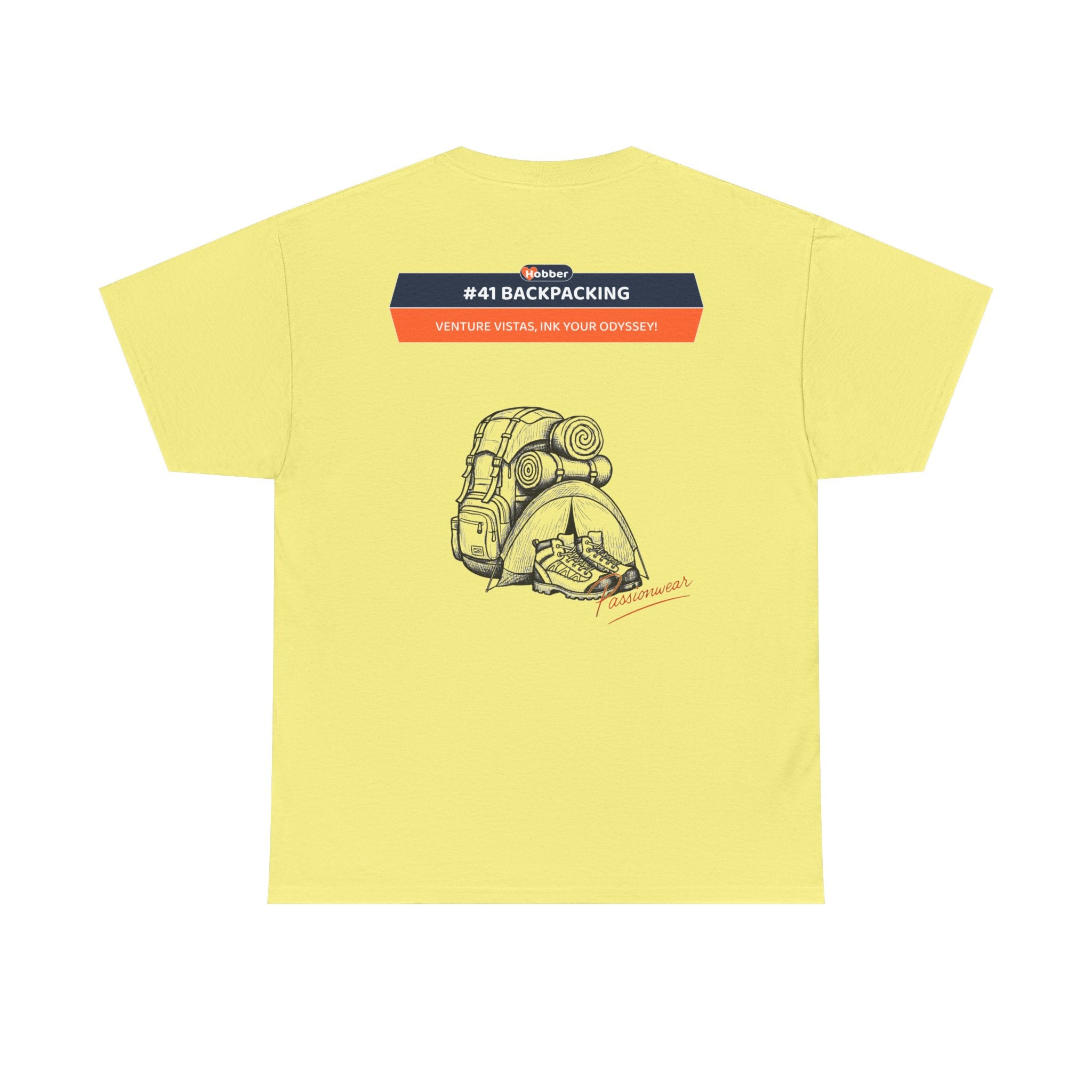 Hobber Unisex Sports & Adventure T-Shirt, #41 Backpacking