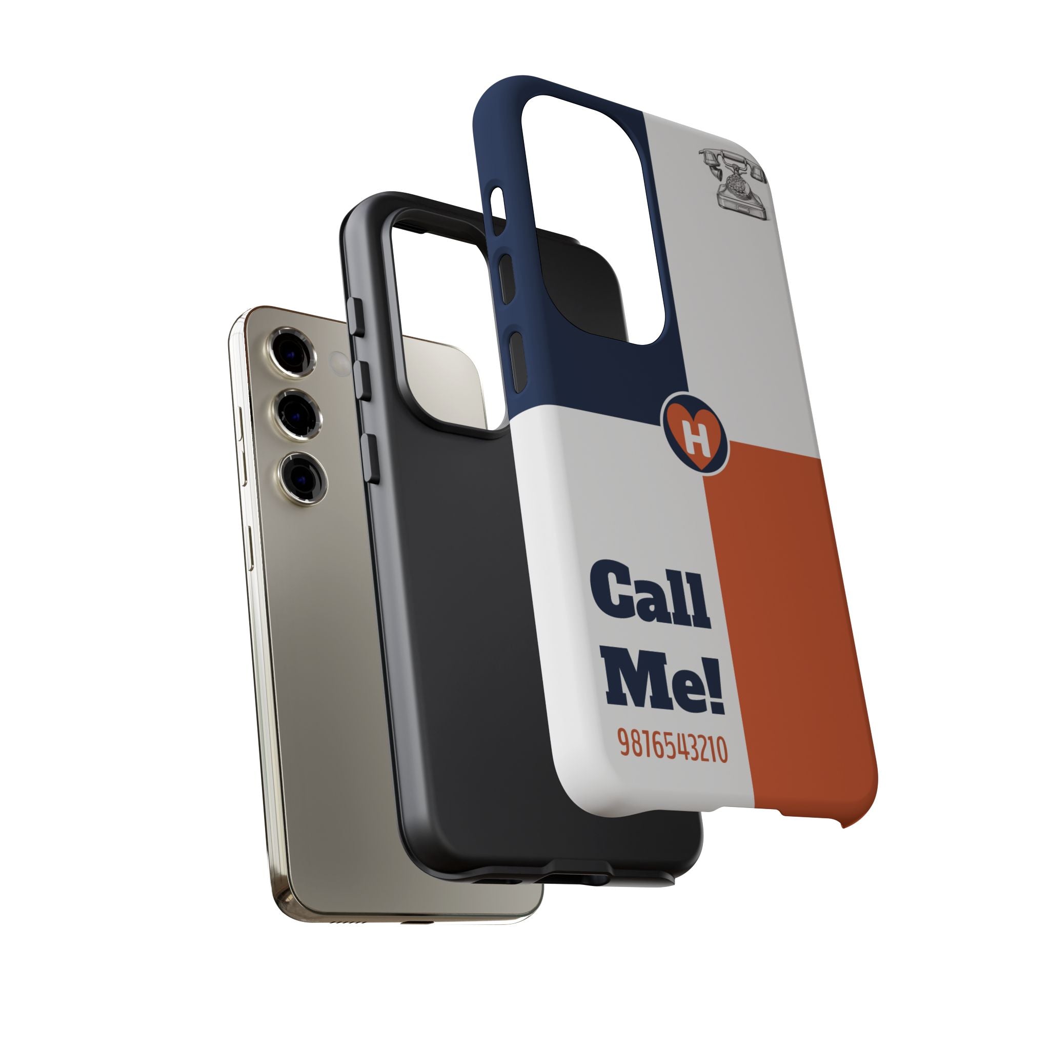 Hobber CallMe: Stylish Phone Case for Tough Protection, Customizable Cover, Durable Design
