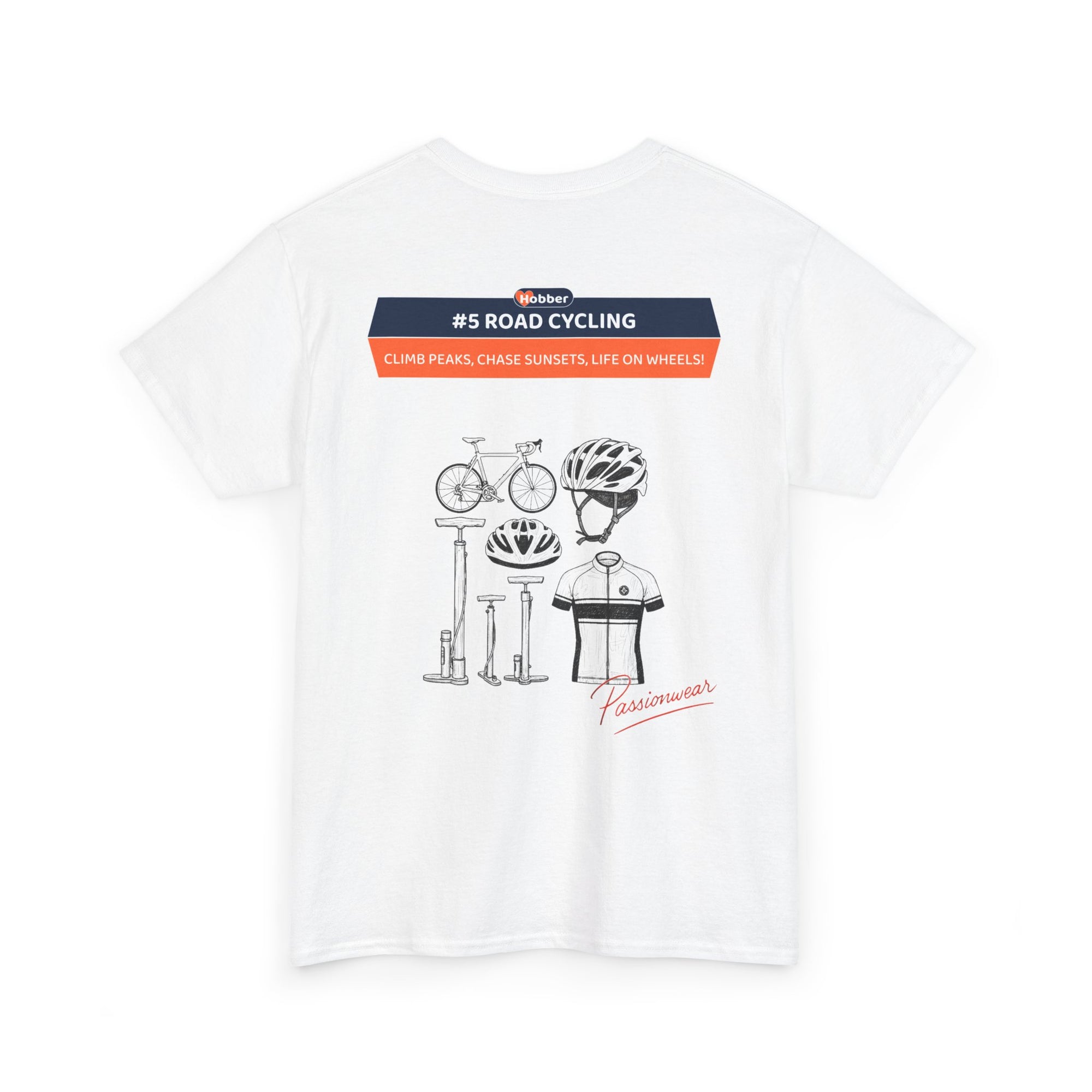 Hobber Unisex Sports & Adventure T-Shirt, #5 Road cycling