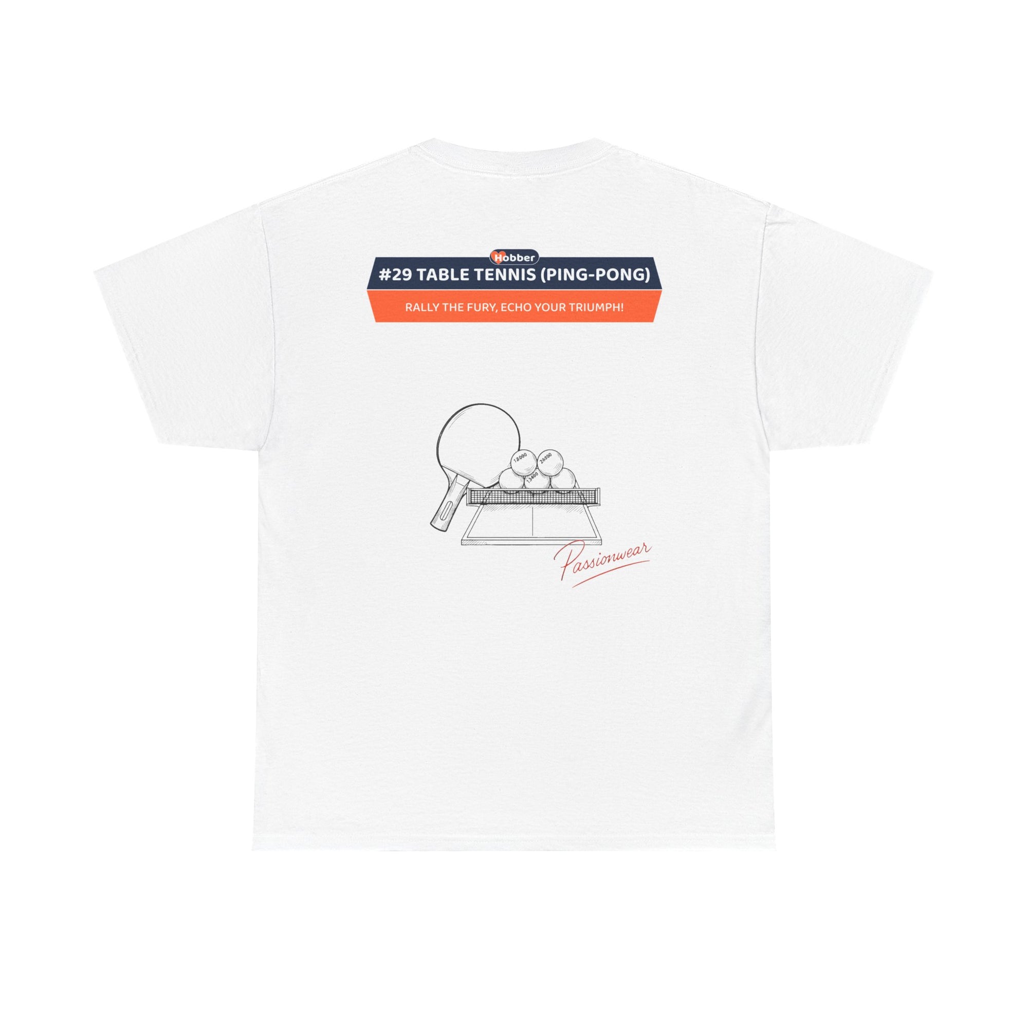Hobber Unisex Sports & Adventure T-Shirt, #29 Table tennis (Ping-pong)