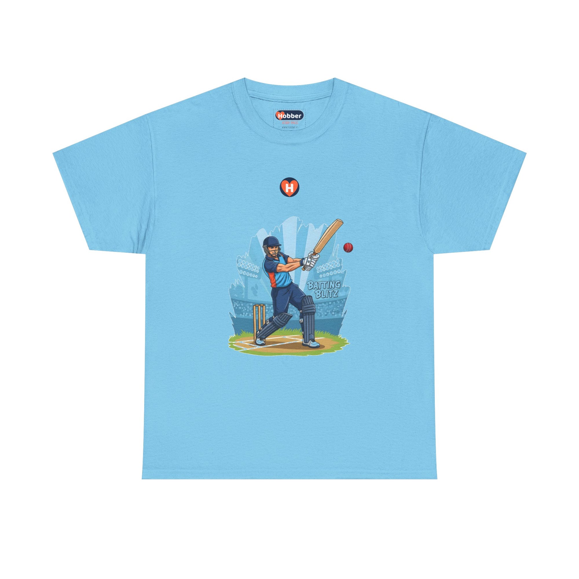 Hobber Mens Sports & Adventure T-Shirt, #25 Cricket