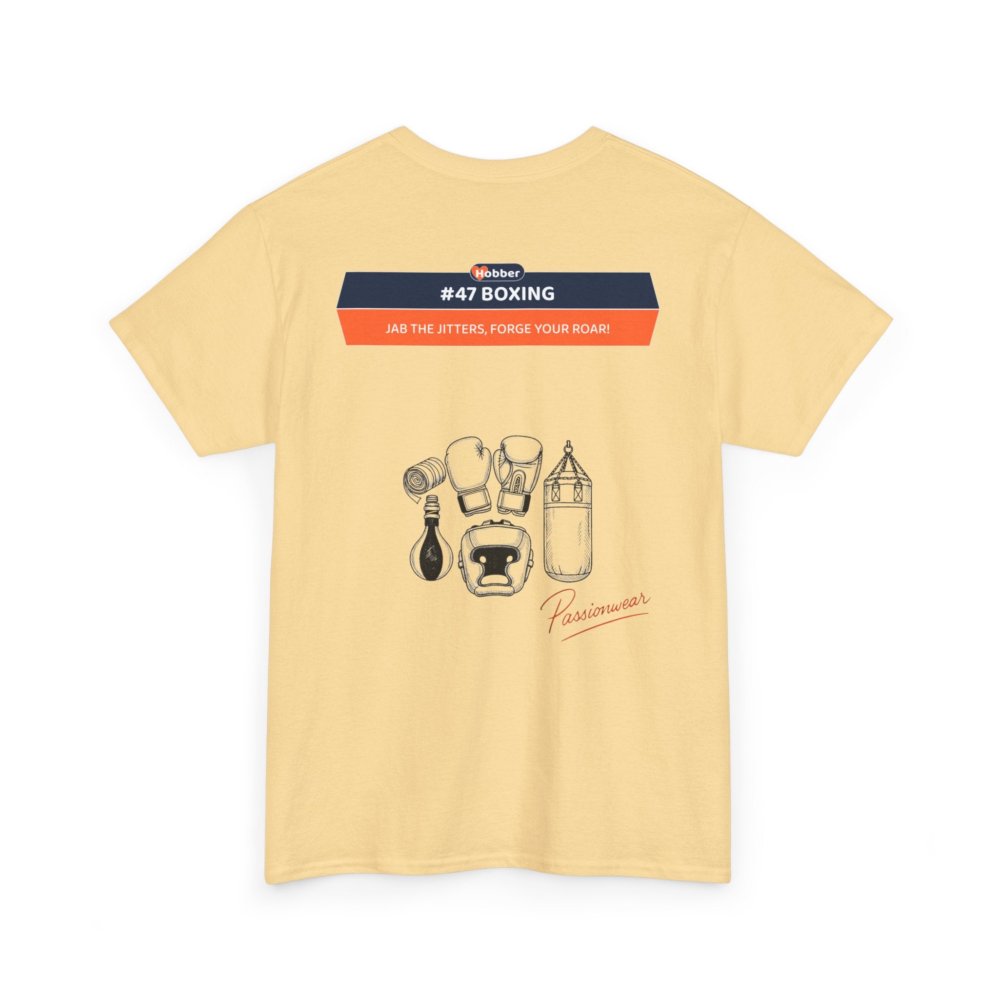 Hobber Mens Sports & Adventure T-Shirt, #47 Boxing
