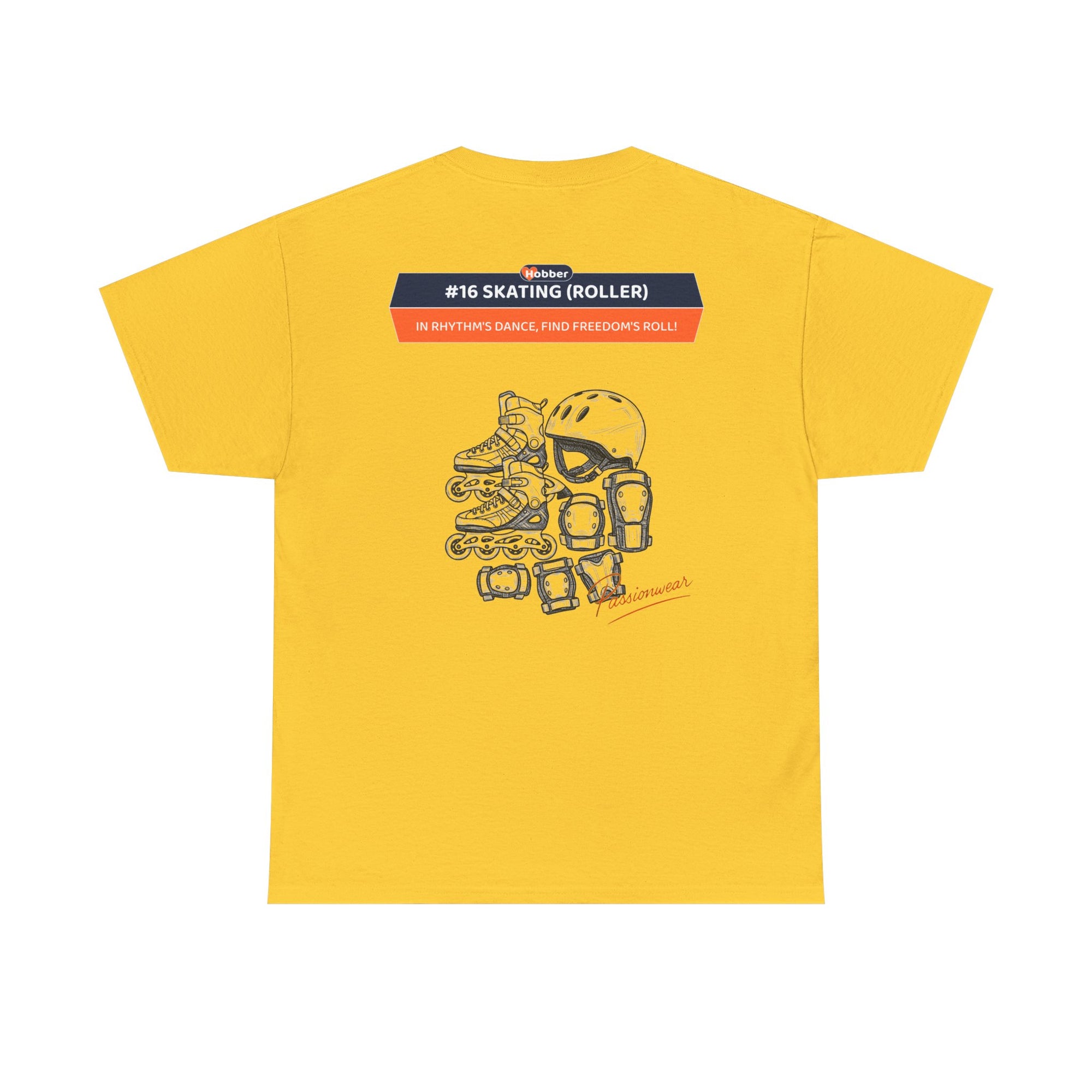 Hobber Unisex Sports & Adventure T-Shirt, #16 Skating (Roller)