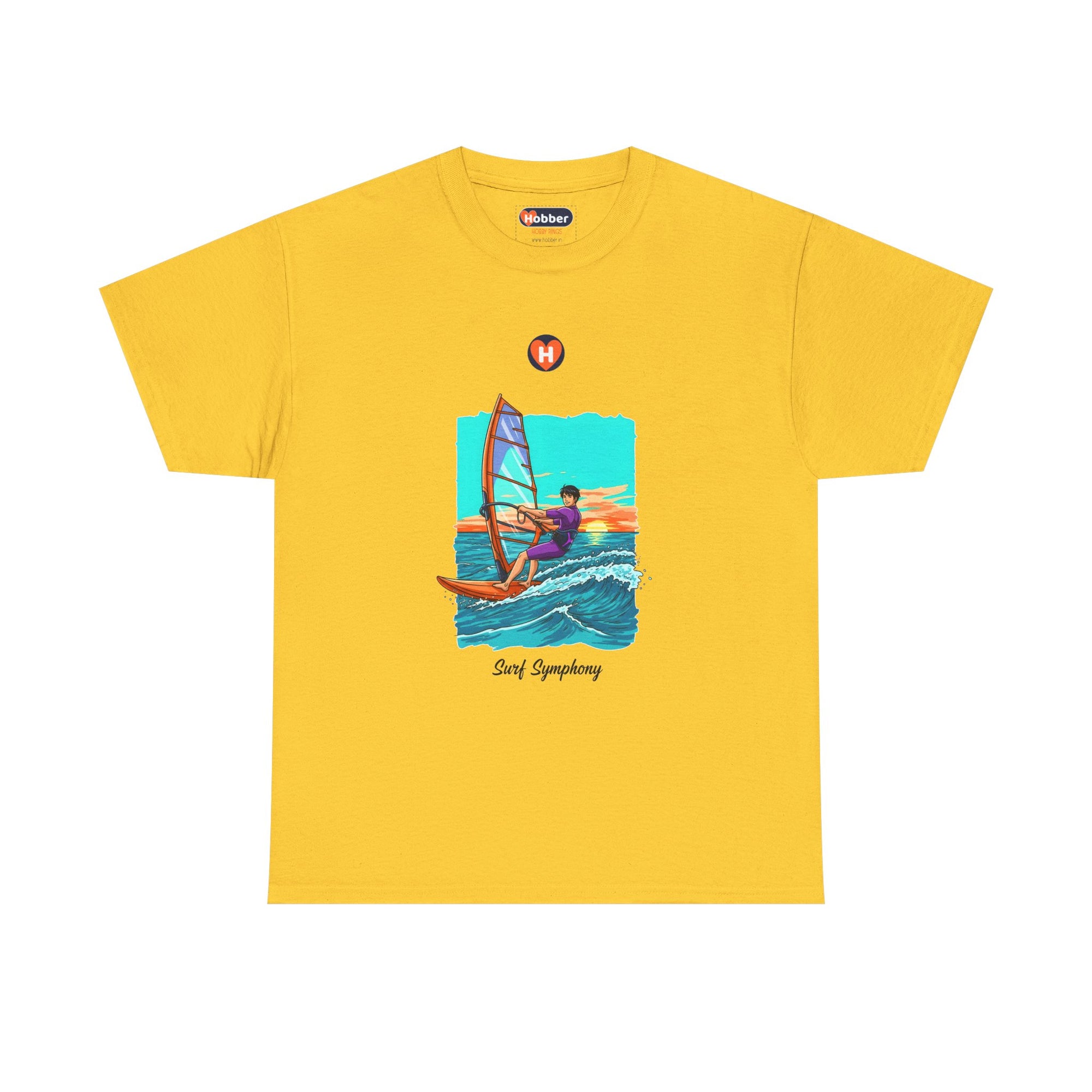 Hobber Mens Sports & Adventure T-Shirt, #13 Windsurfing