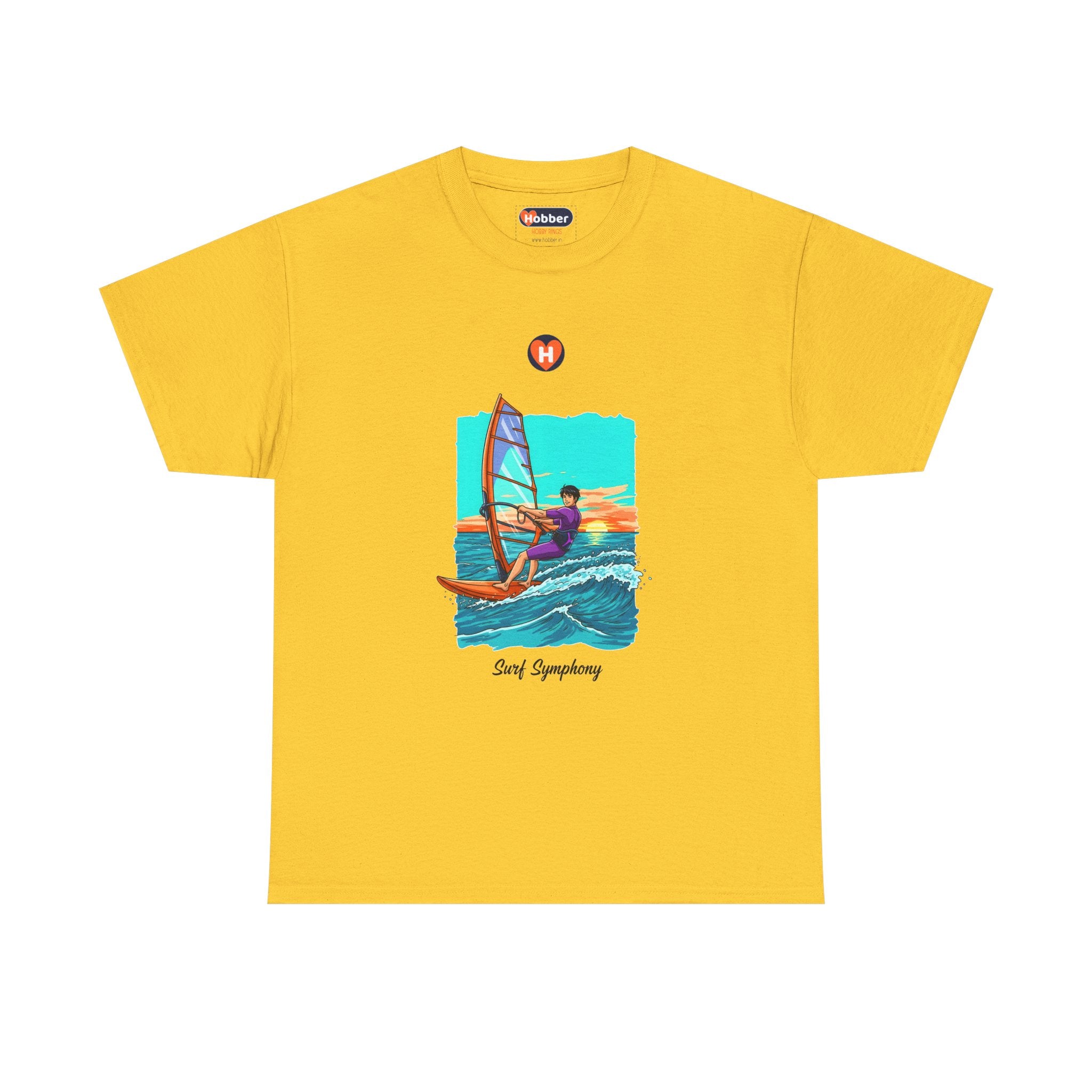 Hobber Mens Sports & Adventure T-Shirt, #13 Windsurfing
