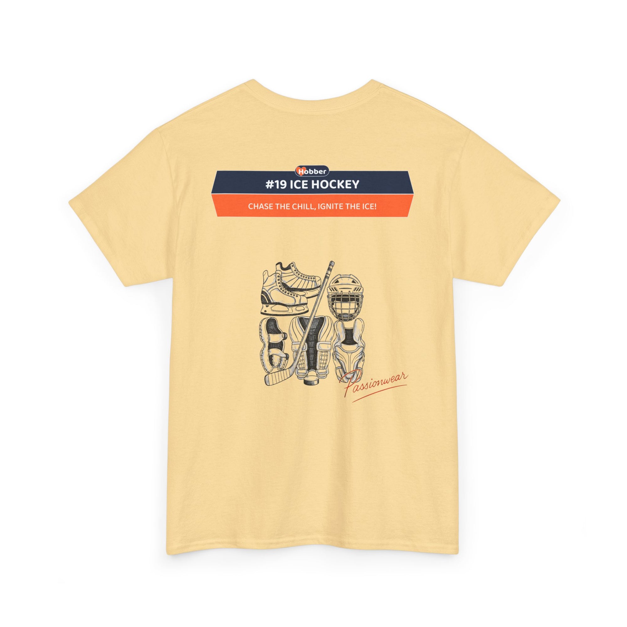 Hobber Mens Sports & Adventure T-Shirt, #19 Ice hockey