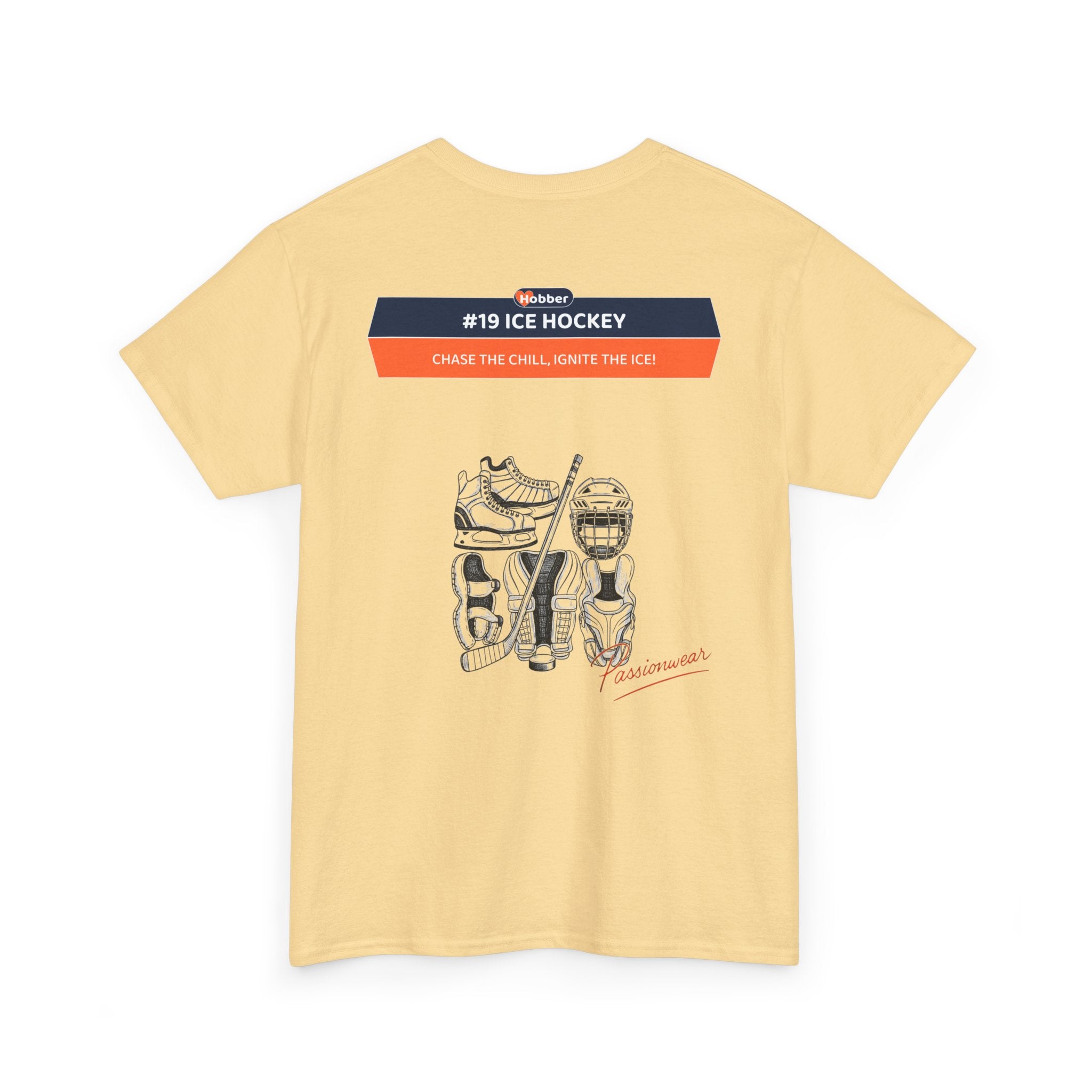 Hobber Mens Sports & Adventure T-Shirt, #19 Ice hockey