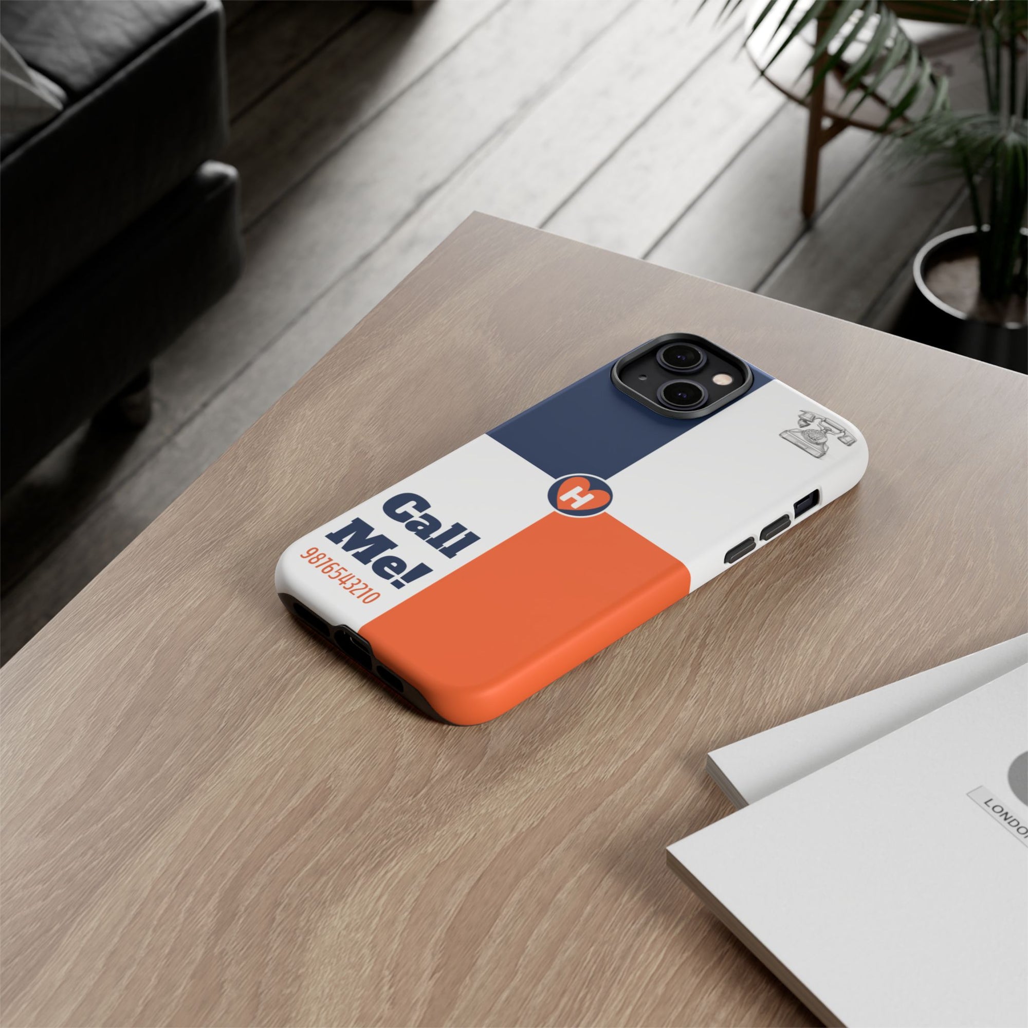 Hobber CallMe: Stylish Phone Case for Tough Protection, Customizable Cover for Gift, Sports Fans, Birthday, Everyday Use, Durable Design