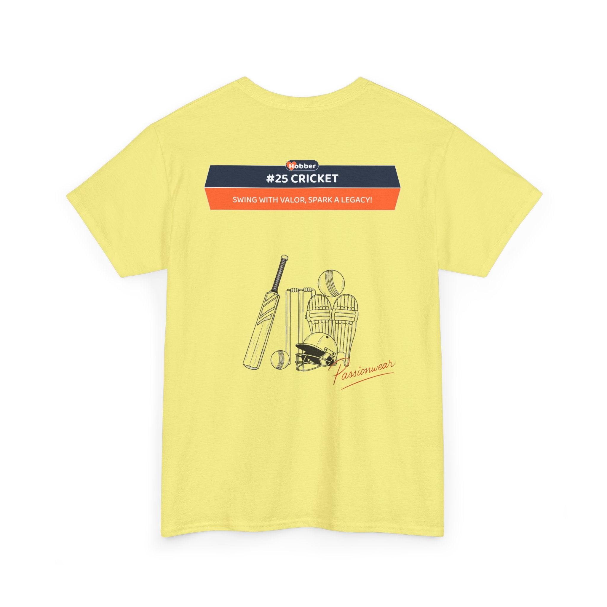 Hobber Mens Sports & Adventure T-Shirt, #25 Cricket