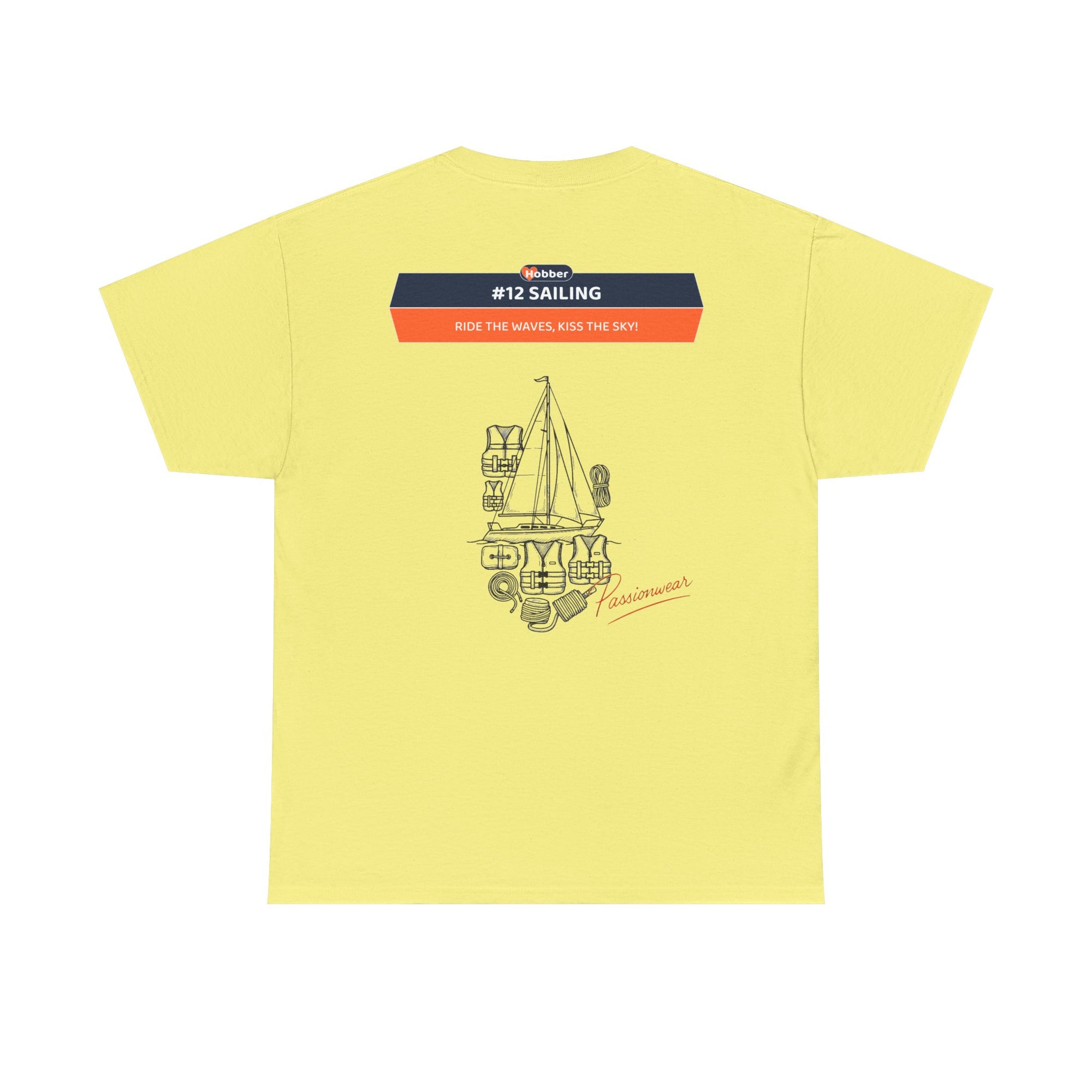 Hobber Unisex Sports & Adventure T-Shirt, #12 Sailing
