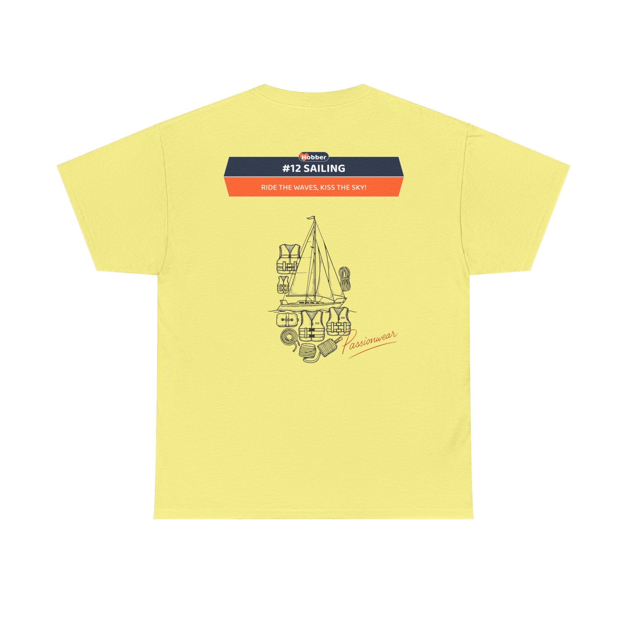 Hobber Unisex Sports & Adventure T-Shirt, #12 Sailing